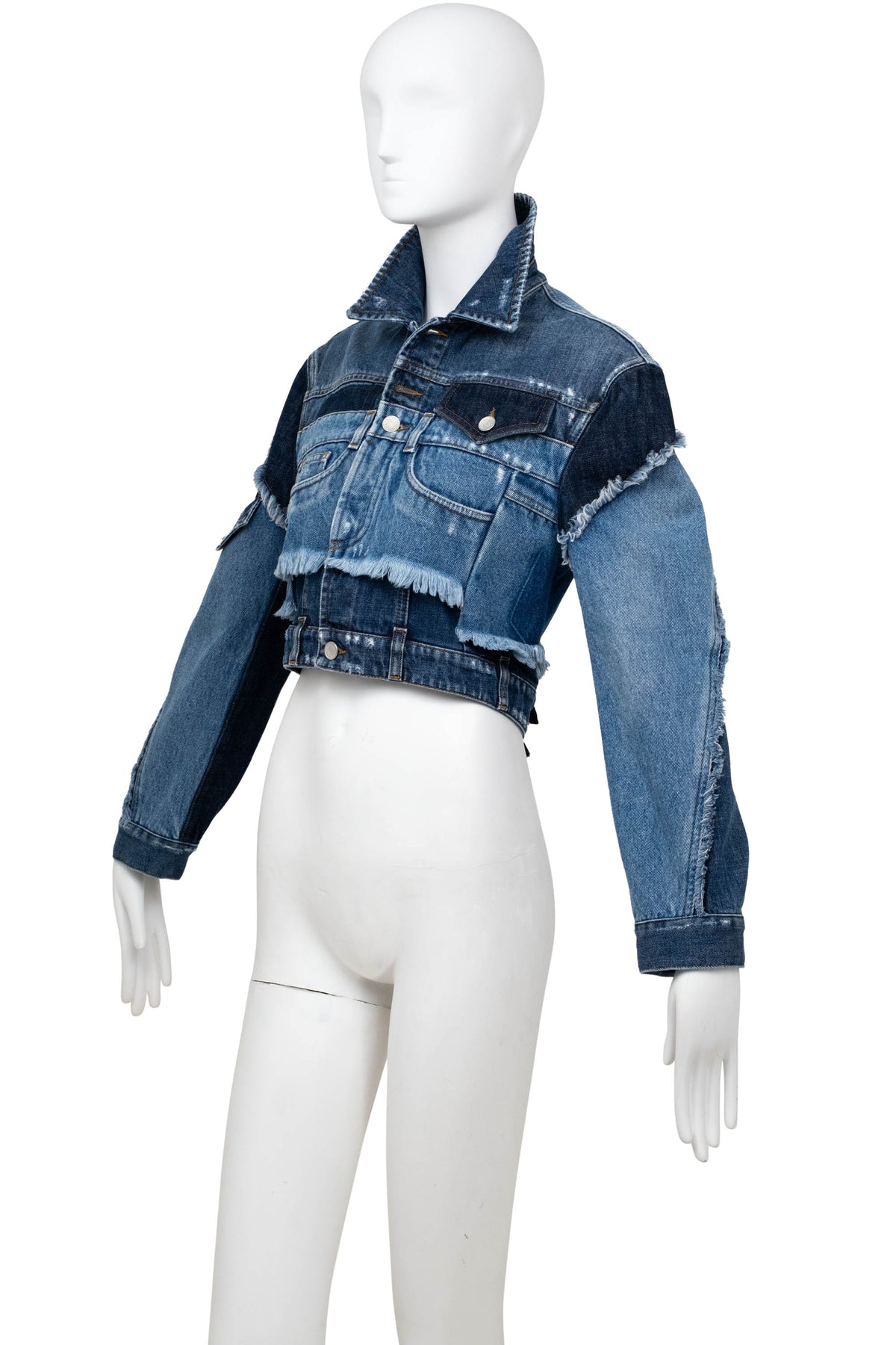 Dolce & Gabbana Denim Cropped Jacket Size 44 2002