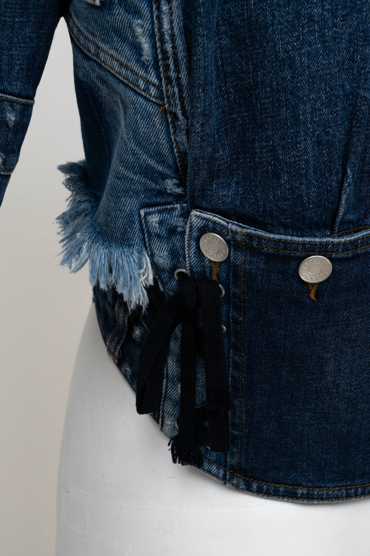 Dolce & Gabbana Denim Cropped Jacket Size 44 2002