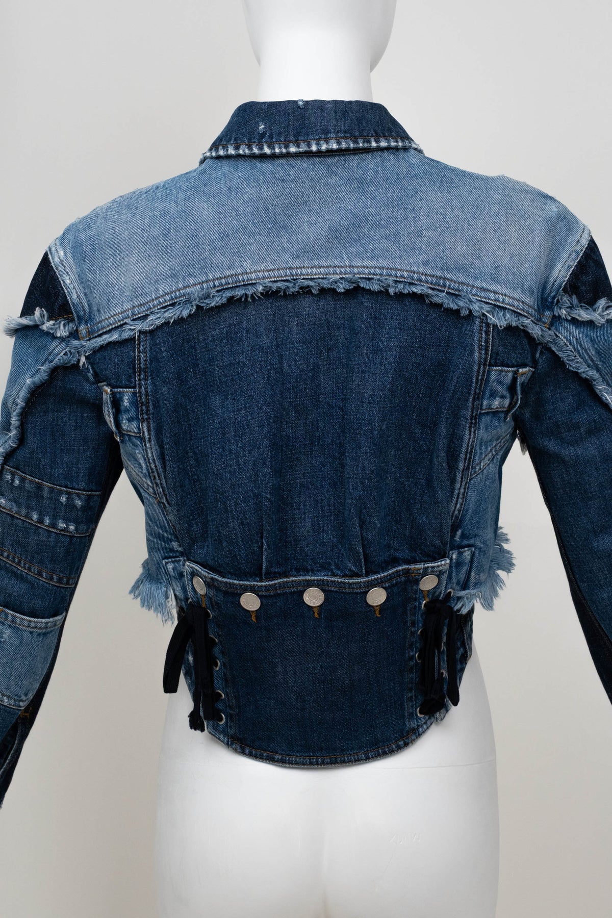 Dolce & Gabbana Denim Cropped Jacket Size 44 2002