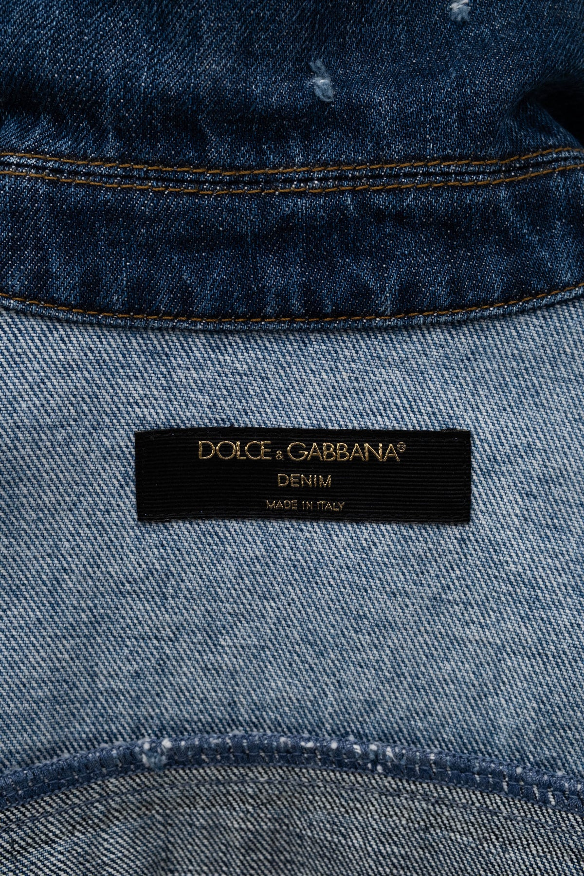 Dolce & Gabbana Denim Cropped Jacket Size 44 2002