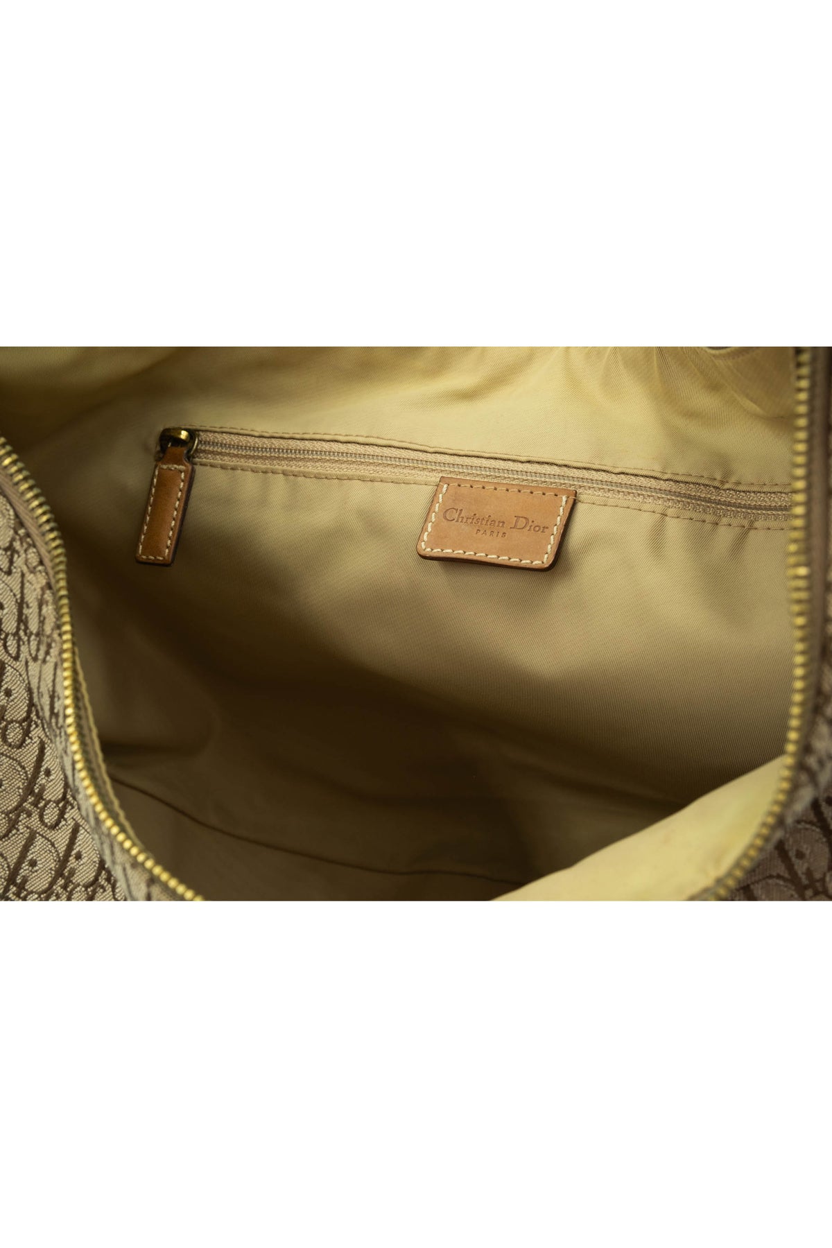 Christian Dior by Galiano Street Chic Oblique Brown Hobo Purse Y2K