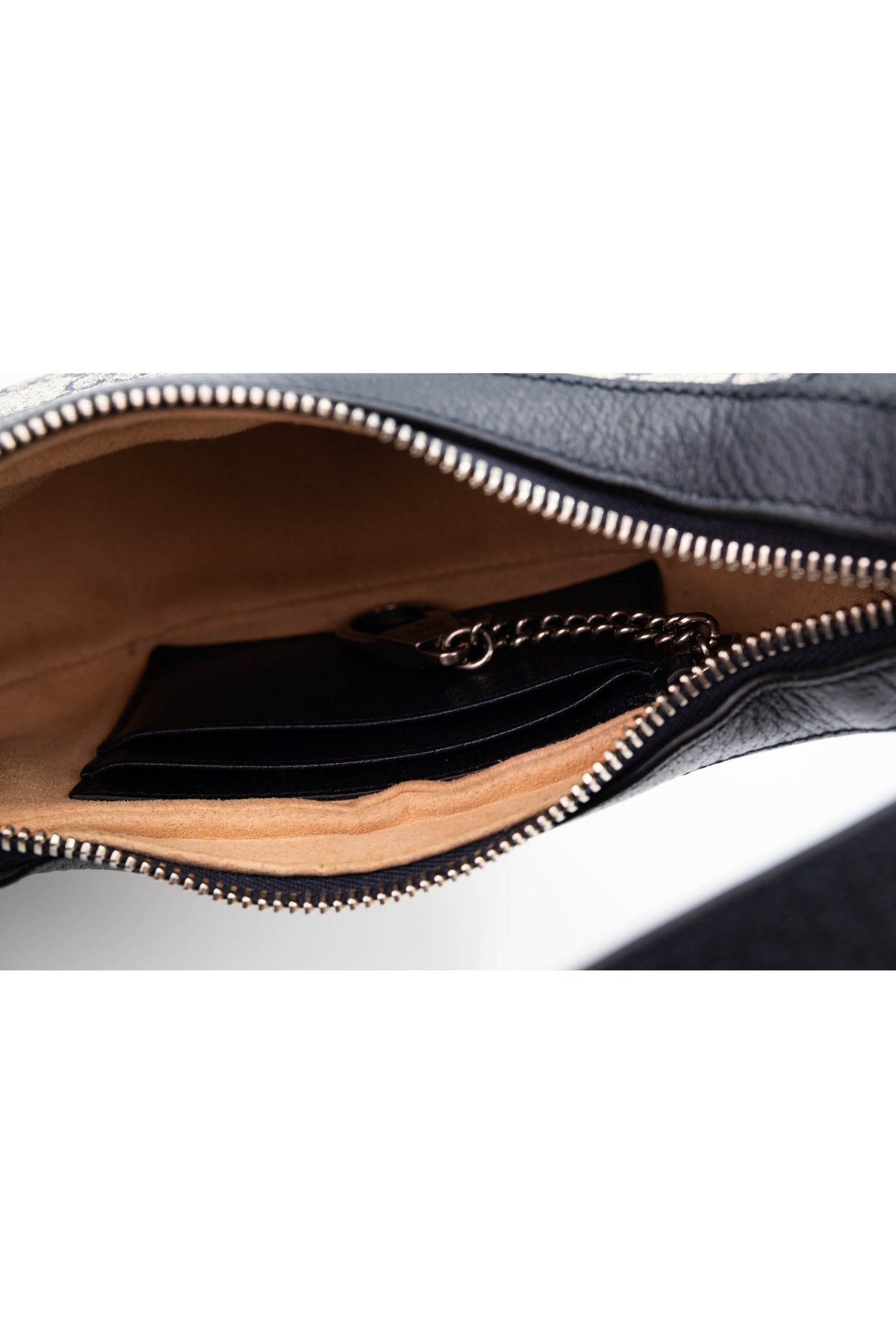 Gucci Half Moon Ophida Purse Supreme Pattern Navy and Red