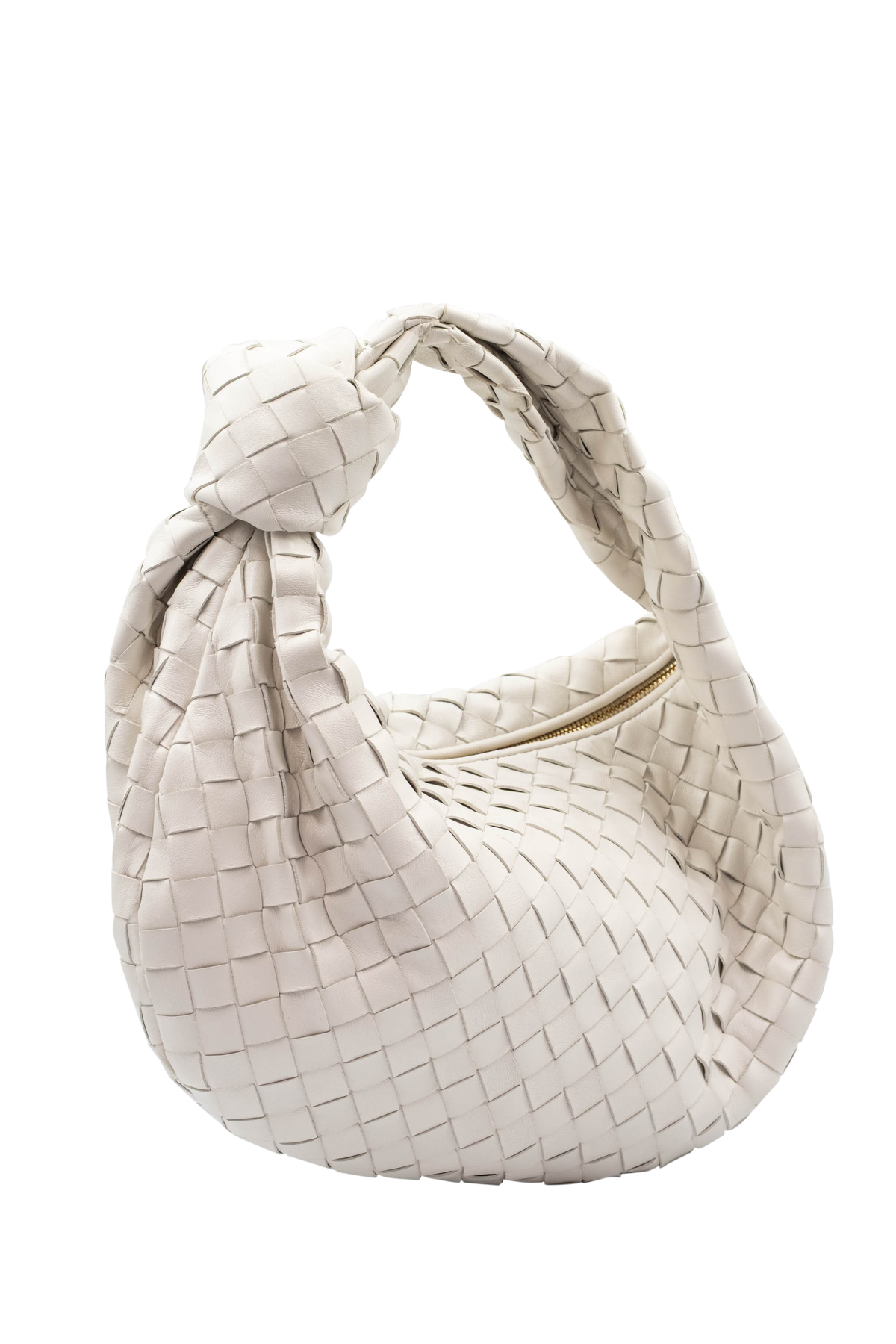 Bottega Bone White Teen Jodie Bag
