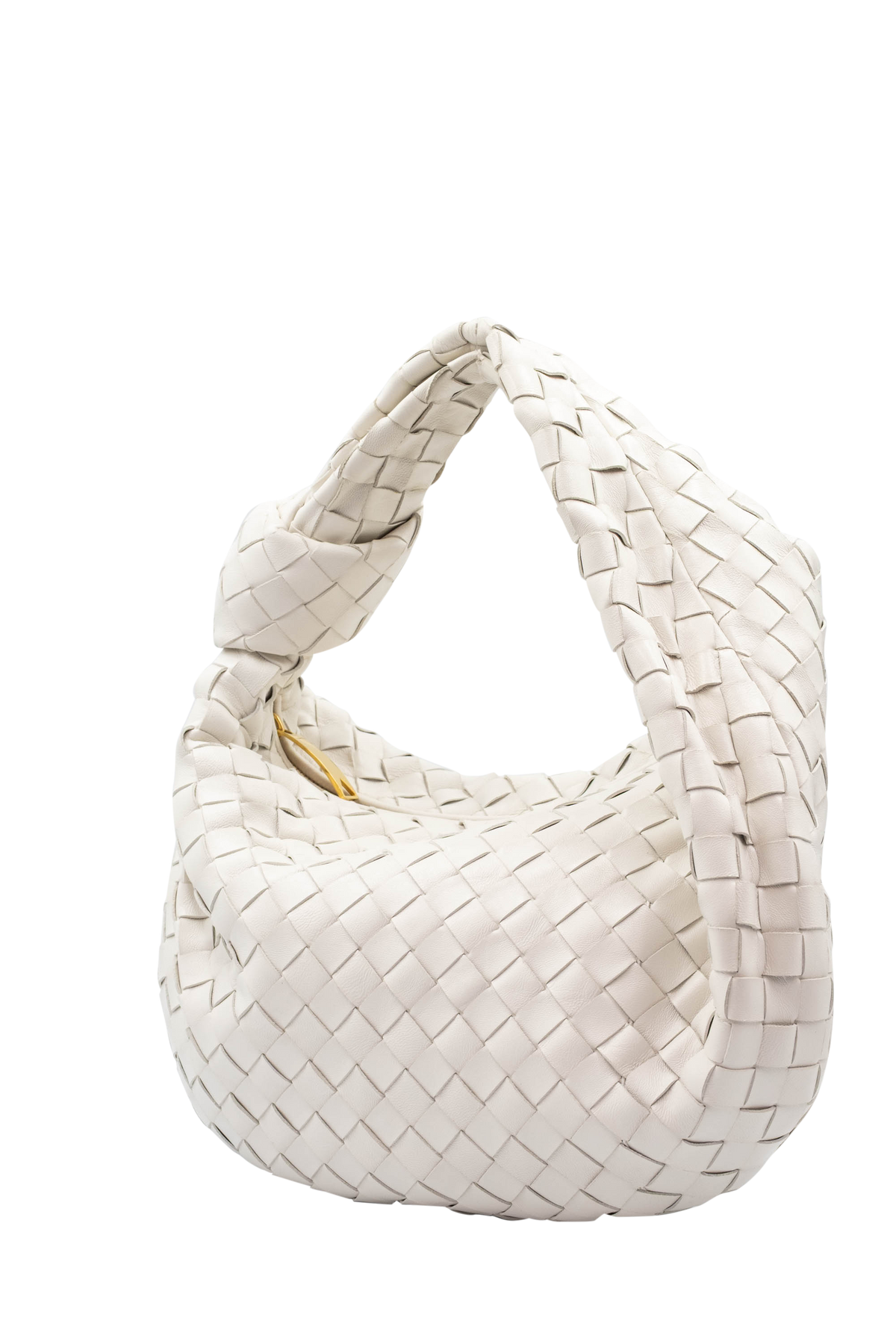 Bottega Bone White Teen Jodie Bag