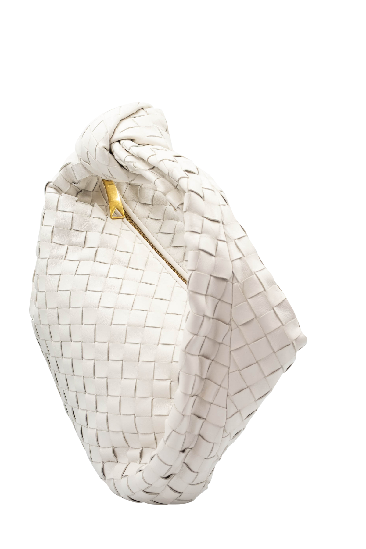 Bottega Bone White Teen Jodie Bag