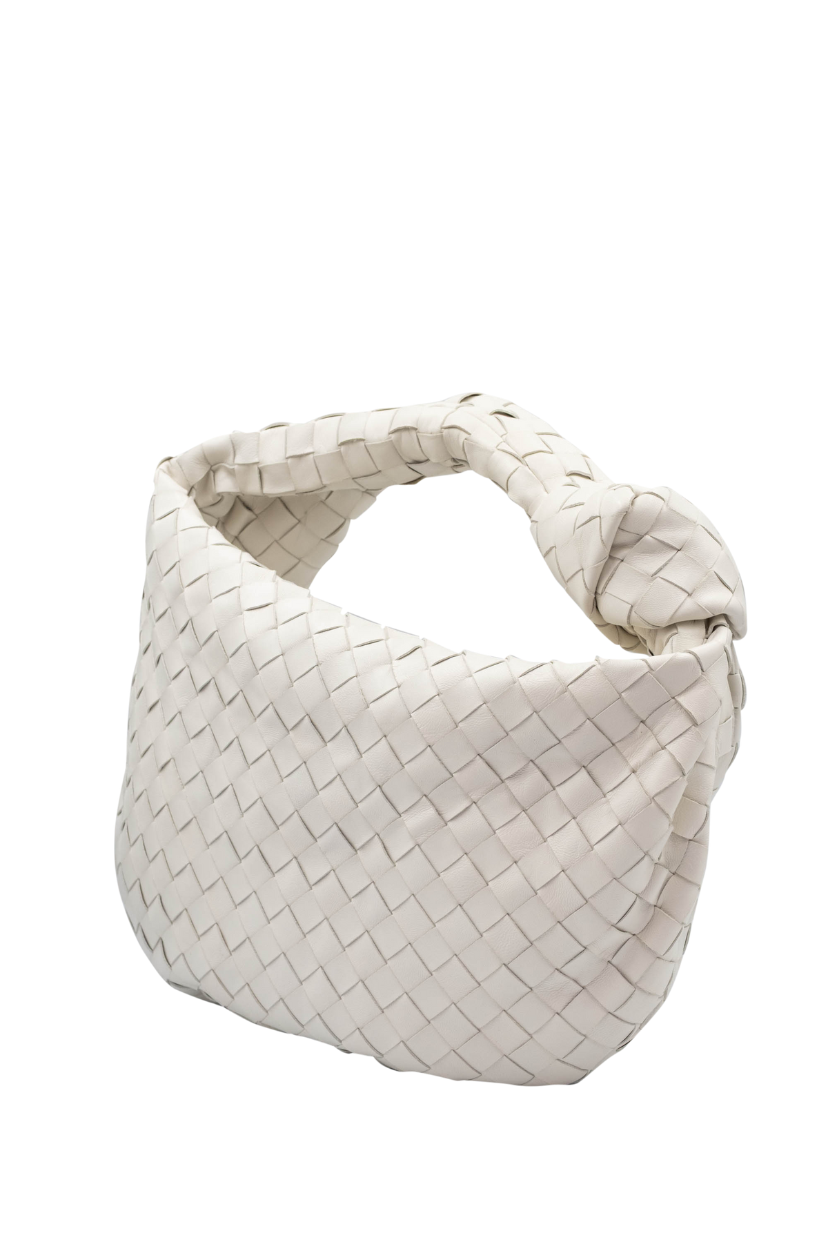 Bottega Bone White Teen Jodie Bag