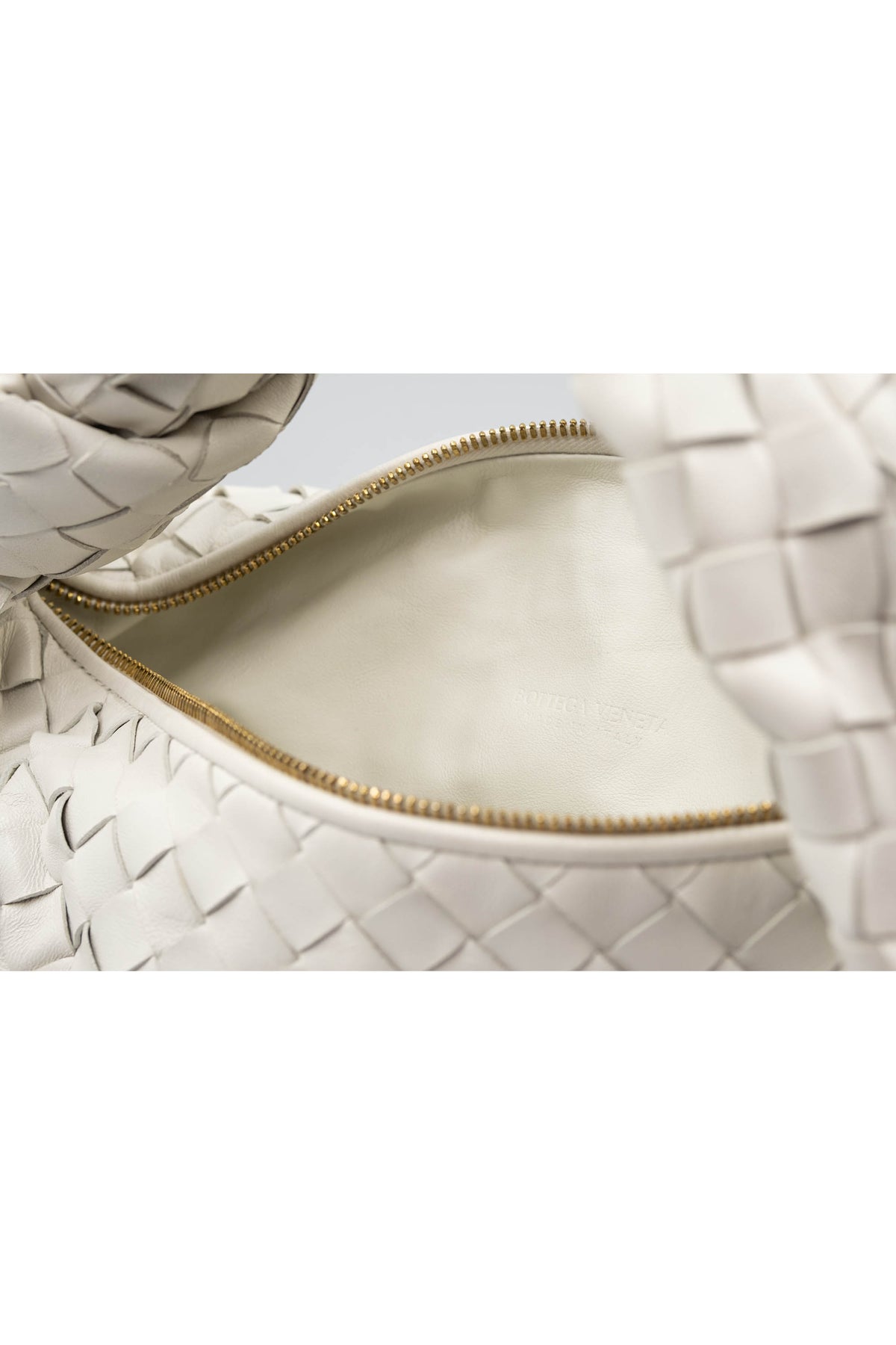 Bottega Bone White Teen Jodie Bag