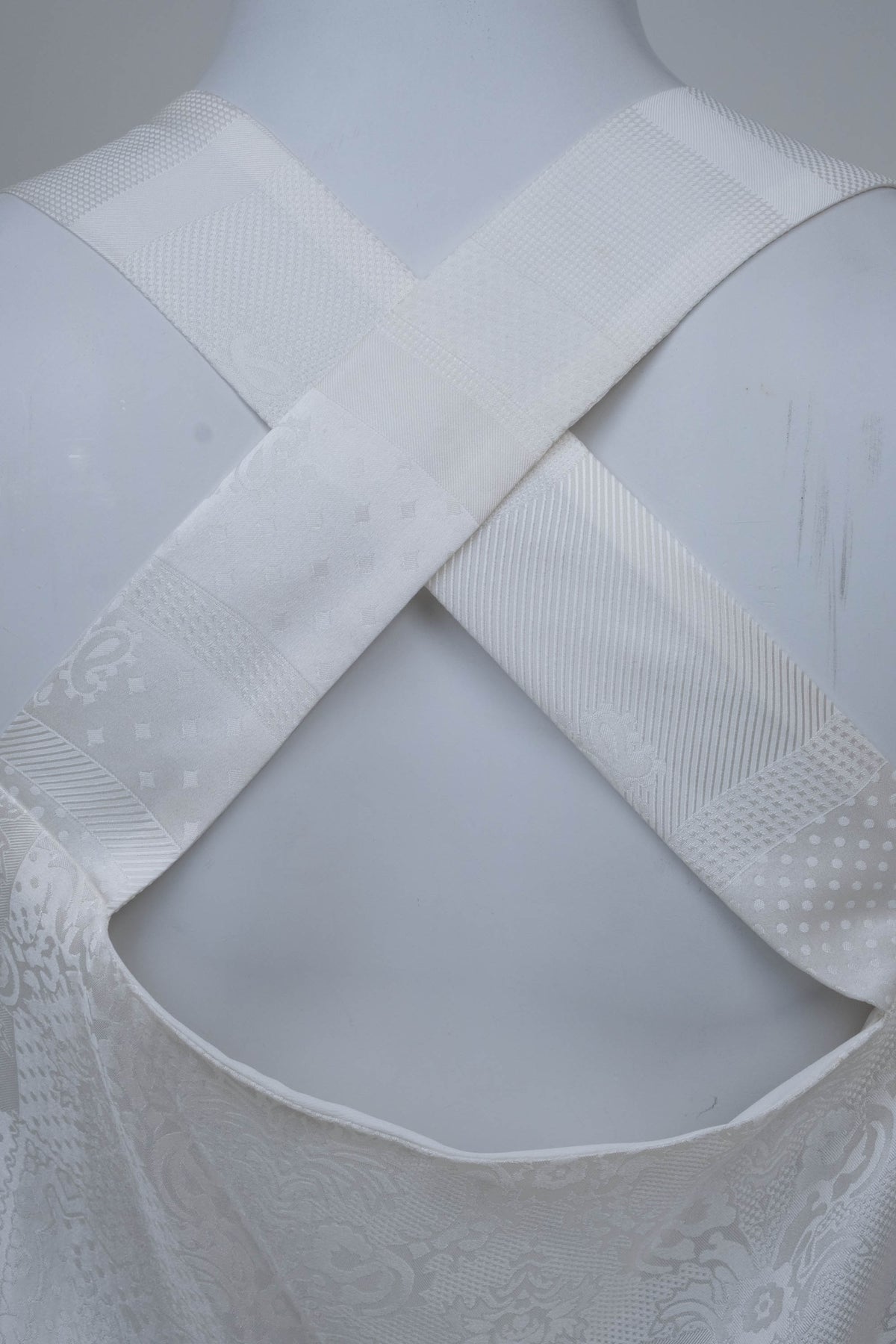 Givenchy white Silk Jacquard Long Hem Top Size 36