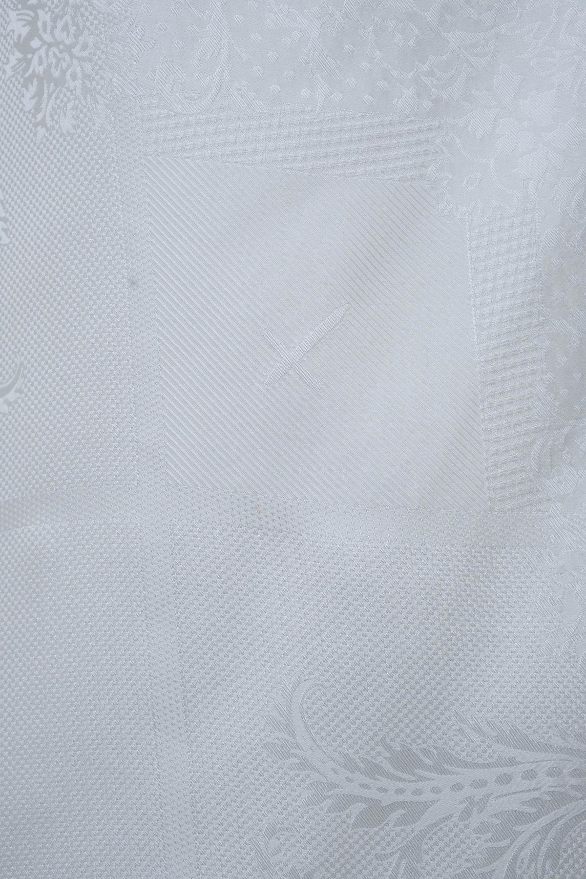 Givenchy white Silk Jacquard Long Hem Top Size 36