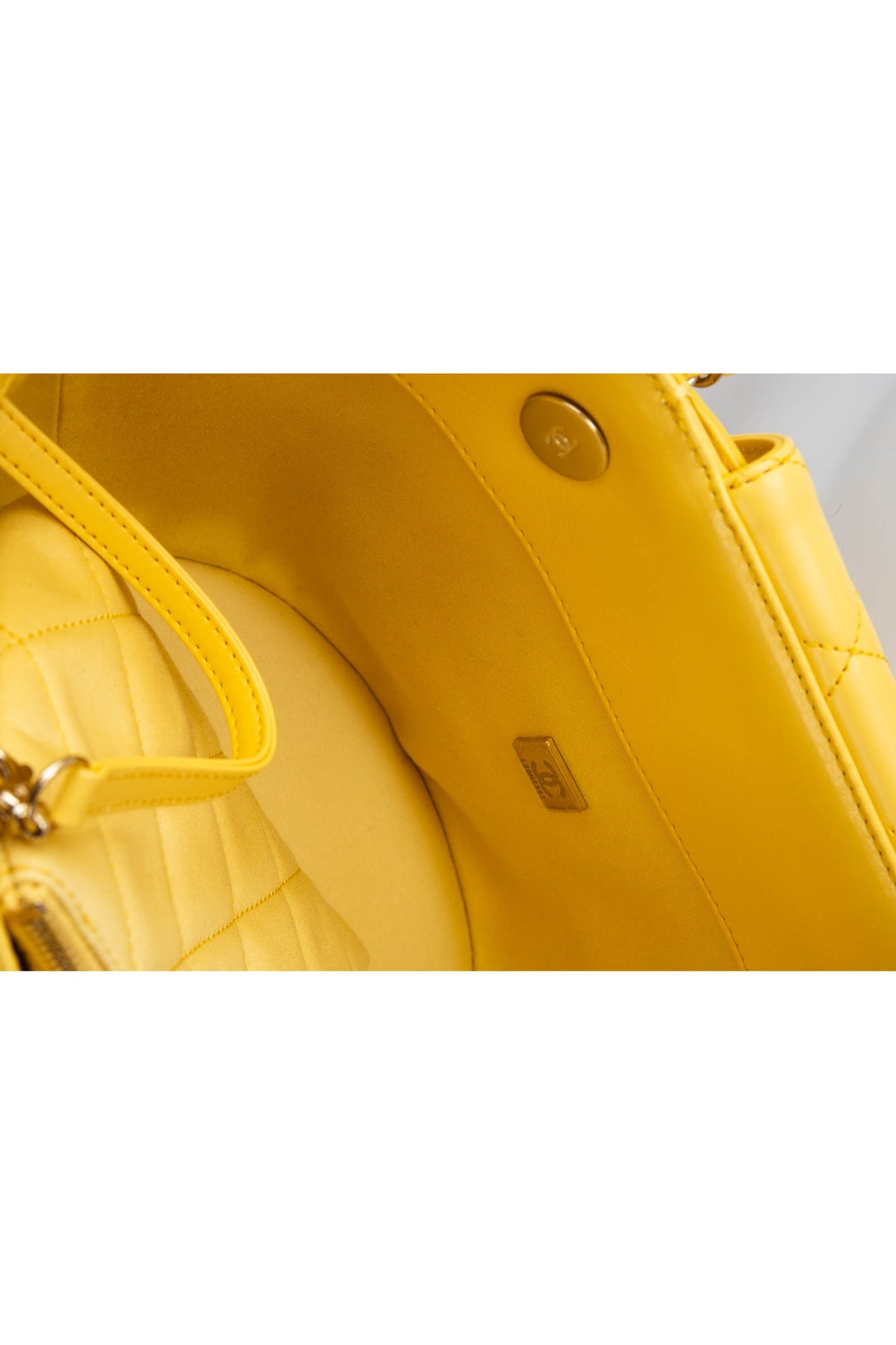 Chanel Butter Yellow Woven Straw Tote With Quilted Leather Trim Cruise 2025