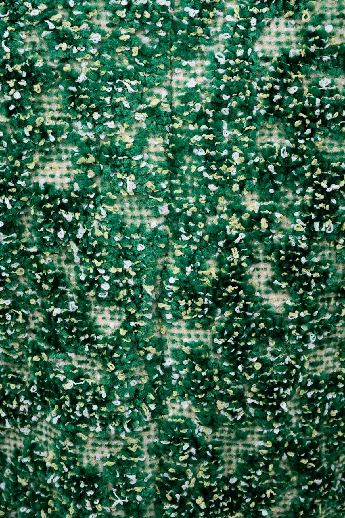Bottega Veneta Green Chenille Boucle Cropped Jacket 2021 Size 38