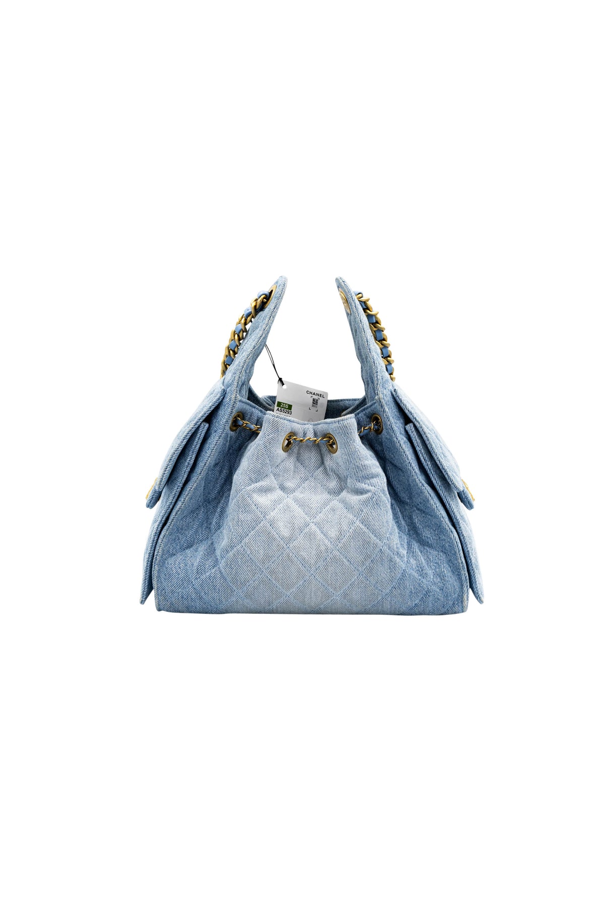 Chanel Washed Denim 25 Purse Size Small