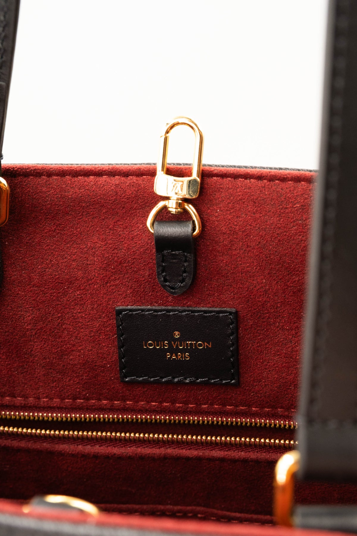 Louis Vuitton Onthego Black and Nude Empriente Leather Tote Size MM