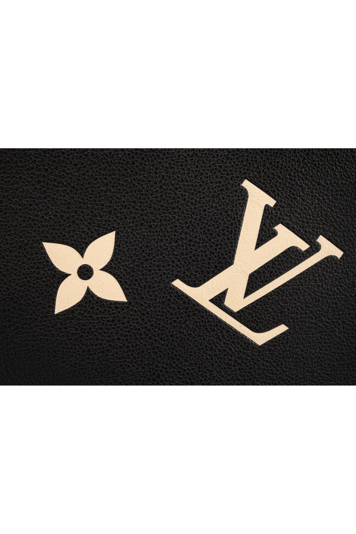 Louis Vuitton Onthego Black and Nude Empriente Leather Tote Size MM