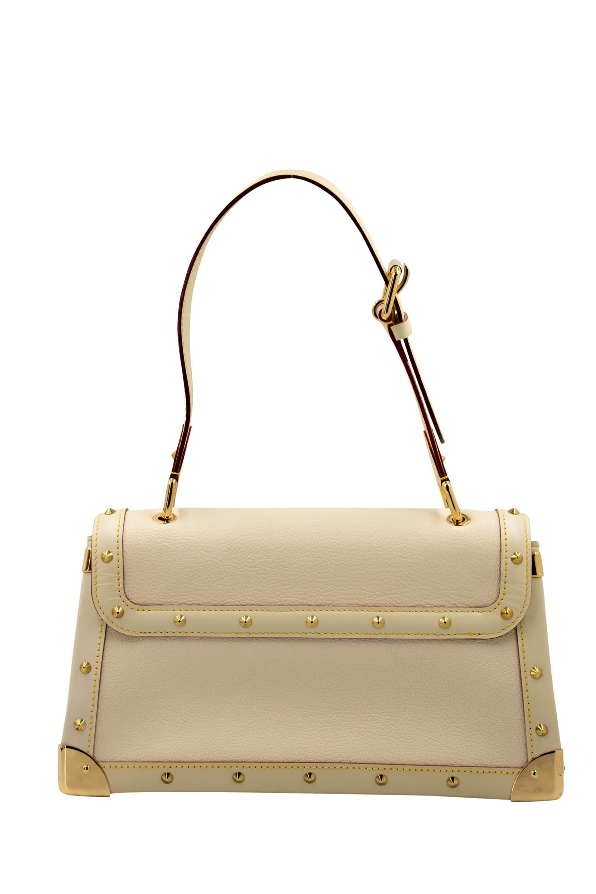 Louis Vuitton Bone White Suhali Studded Flap Bag  2003