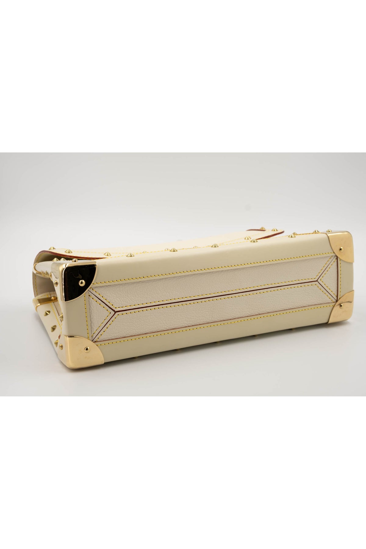 Louis Vuitton Bone White Suhali Studded Flap Bag  2003