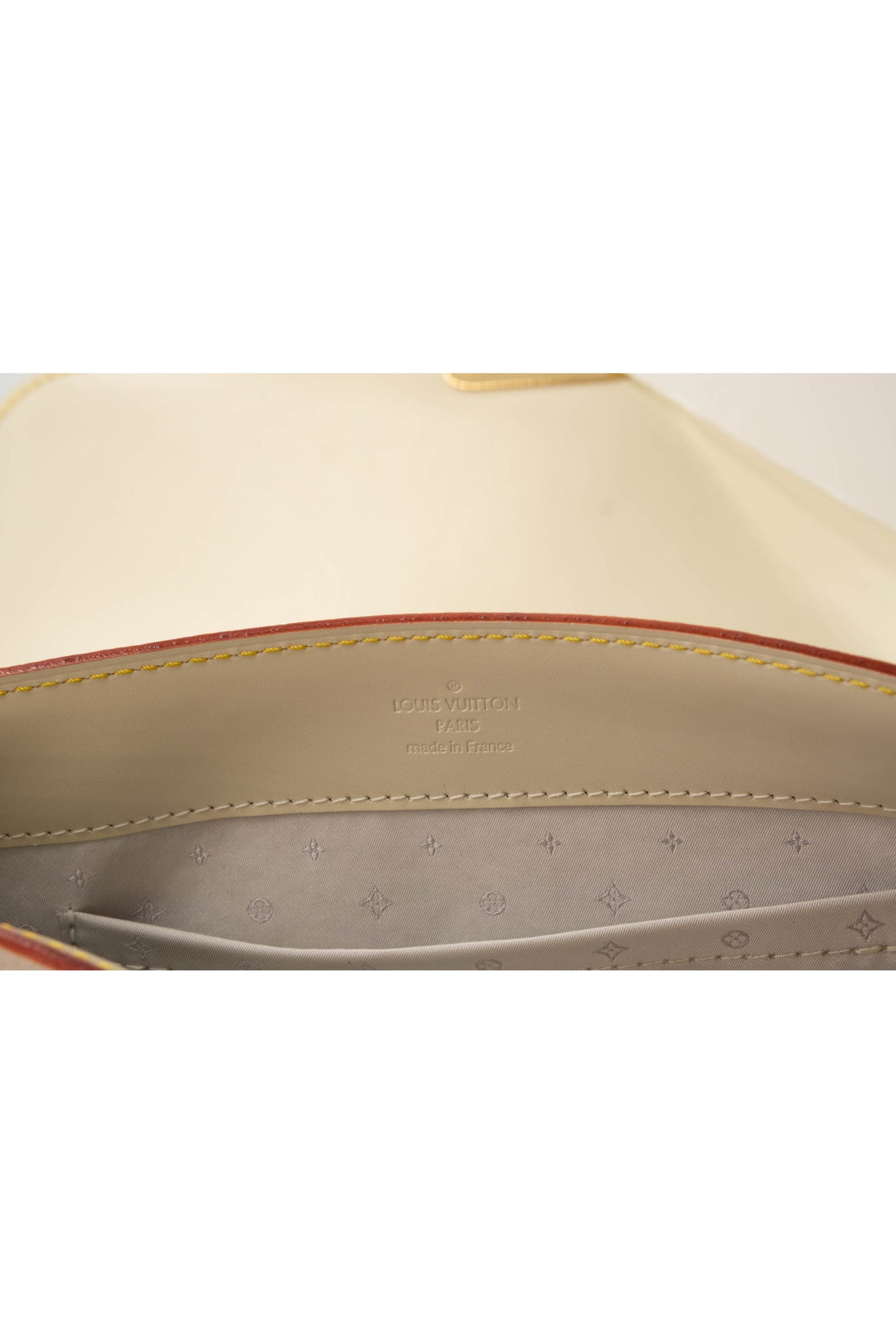 Louis Vuitton Bone White Suhali Studded Flap Bag  2003