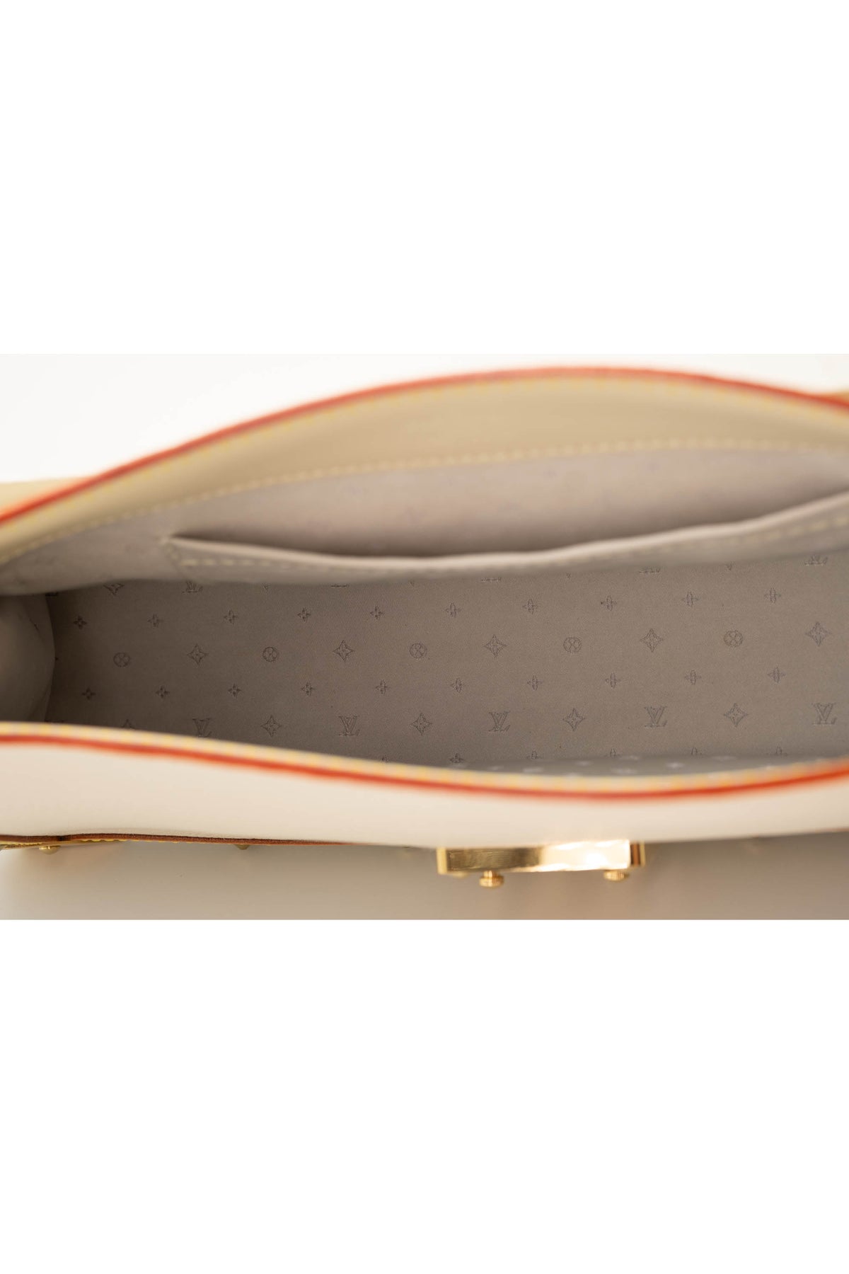 Louis Vuitton Bone White Suhali Studded Flap Bag  2003