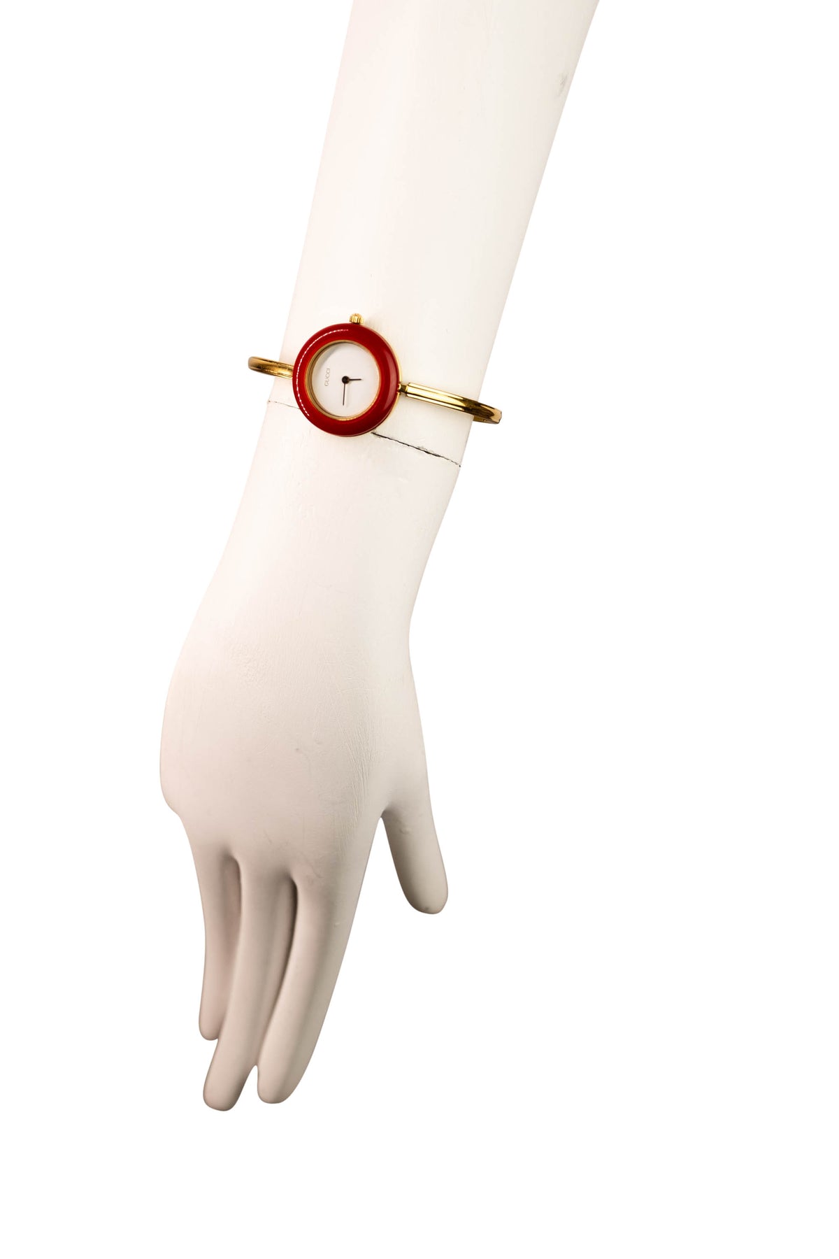 Gucci Vintage 18k Gold Plated 12 Bezel Watch 1970s-80s