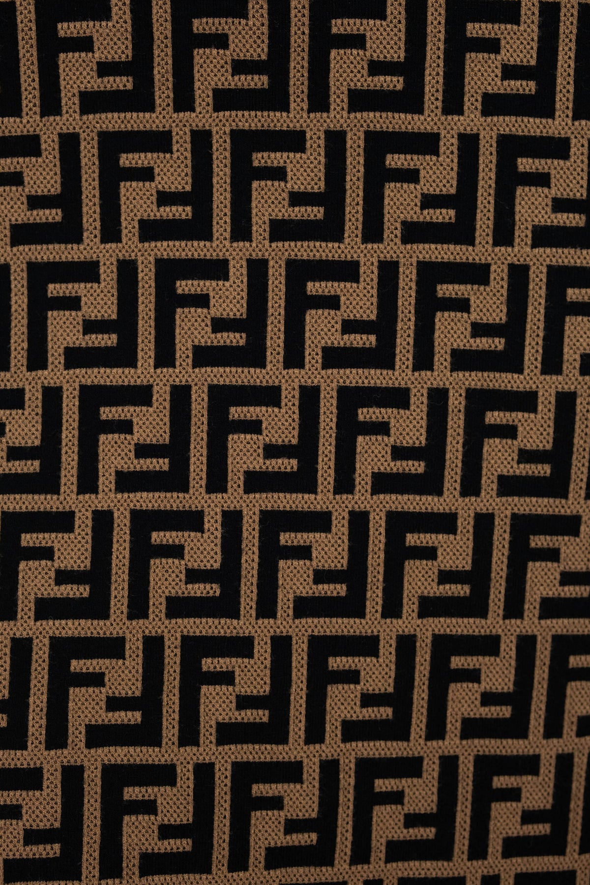 Fendi Short Sleeve Dress Zucca Pattern Size 38