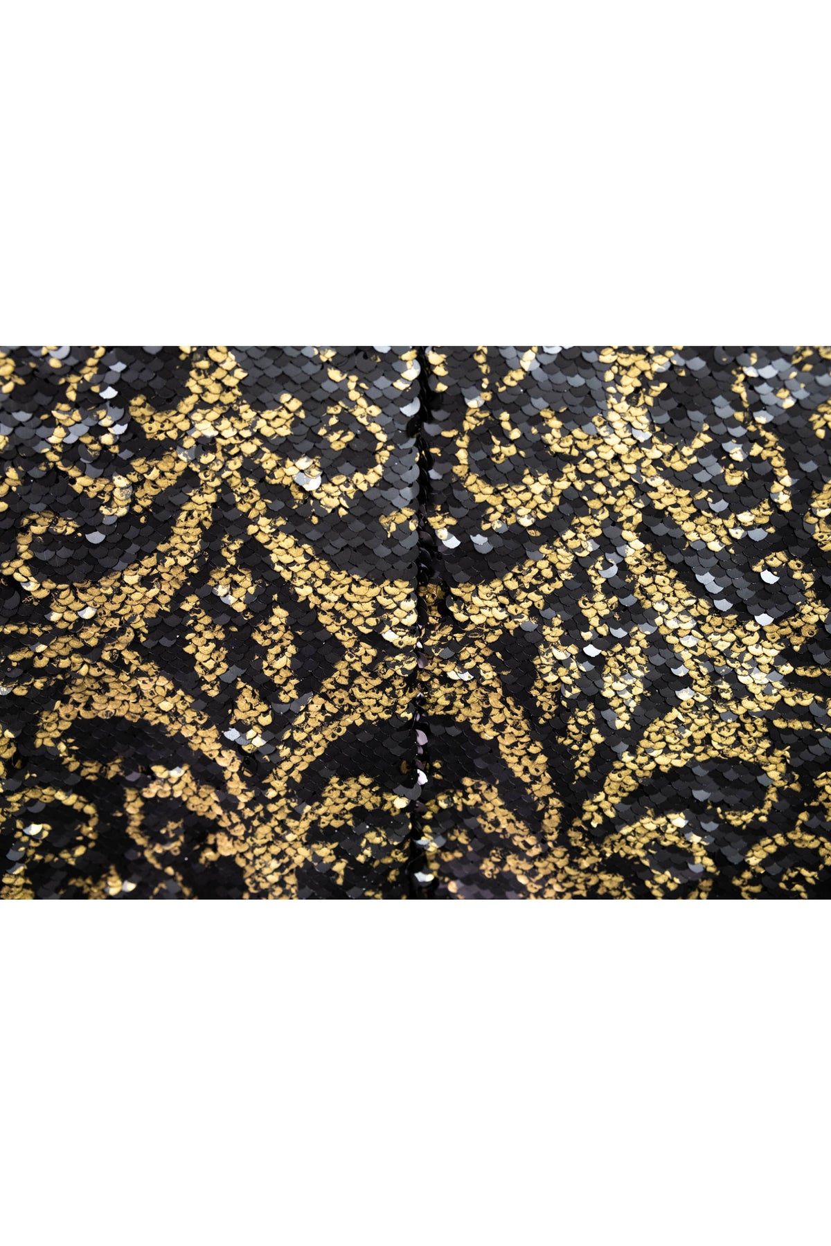 Roberto Cavalli Bronze and Black Sequins Hook Front Jacket Size 44/8