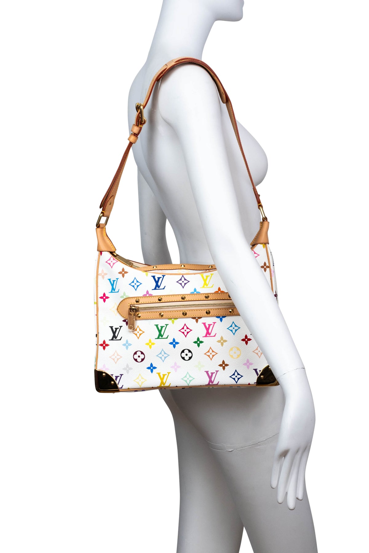 Louis Vuitton x Takashi Murakami Multicolore BoulogneShoulder Bag