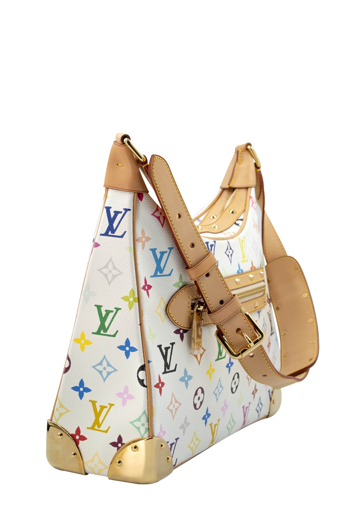 Louis Vuitton x Takashi Murakami Multicolore BoulogneShoulder Bag