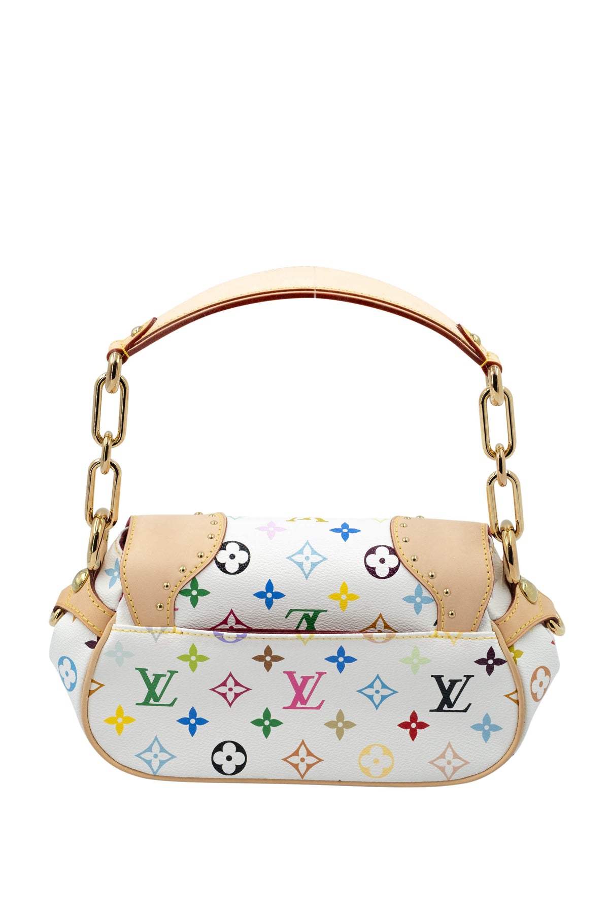 Louis Vuitton x Takashi Murakami White Monogram Multicolore Marilyn Size Small