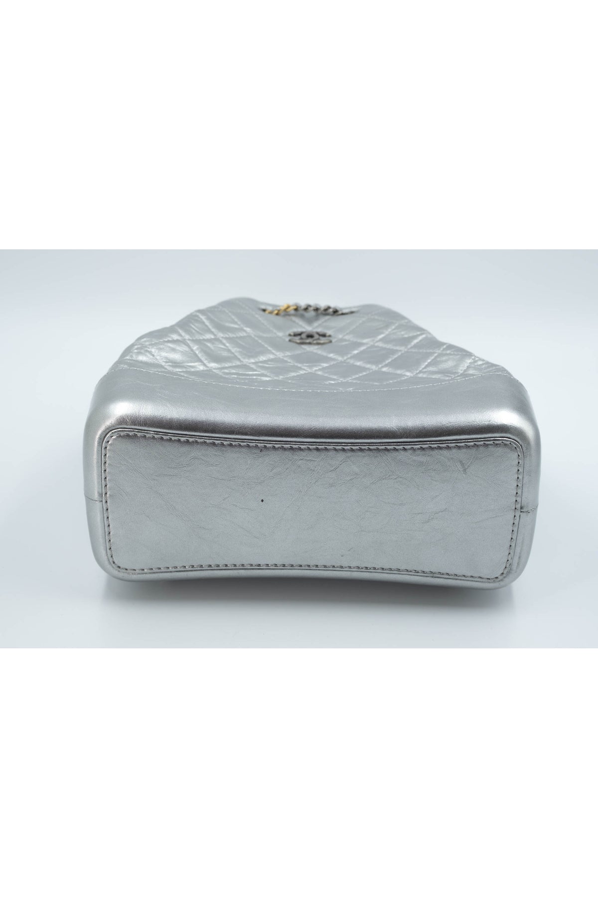 Chanel Silver Gabrielle Backpack Multitone Chain