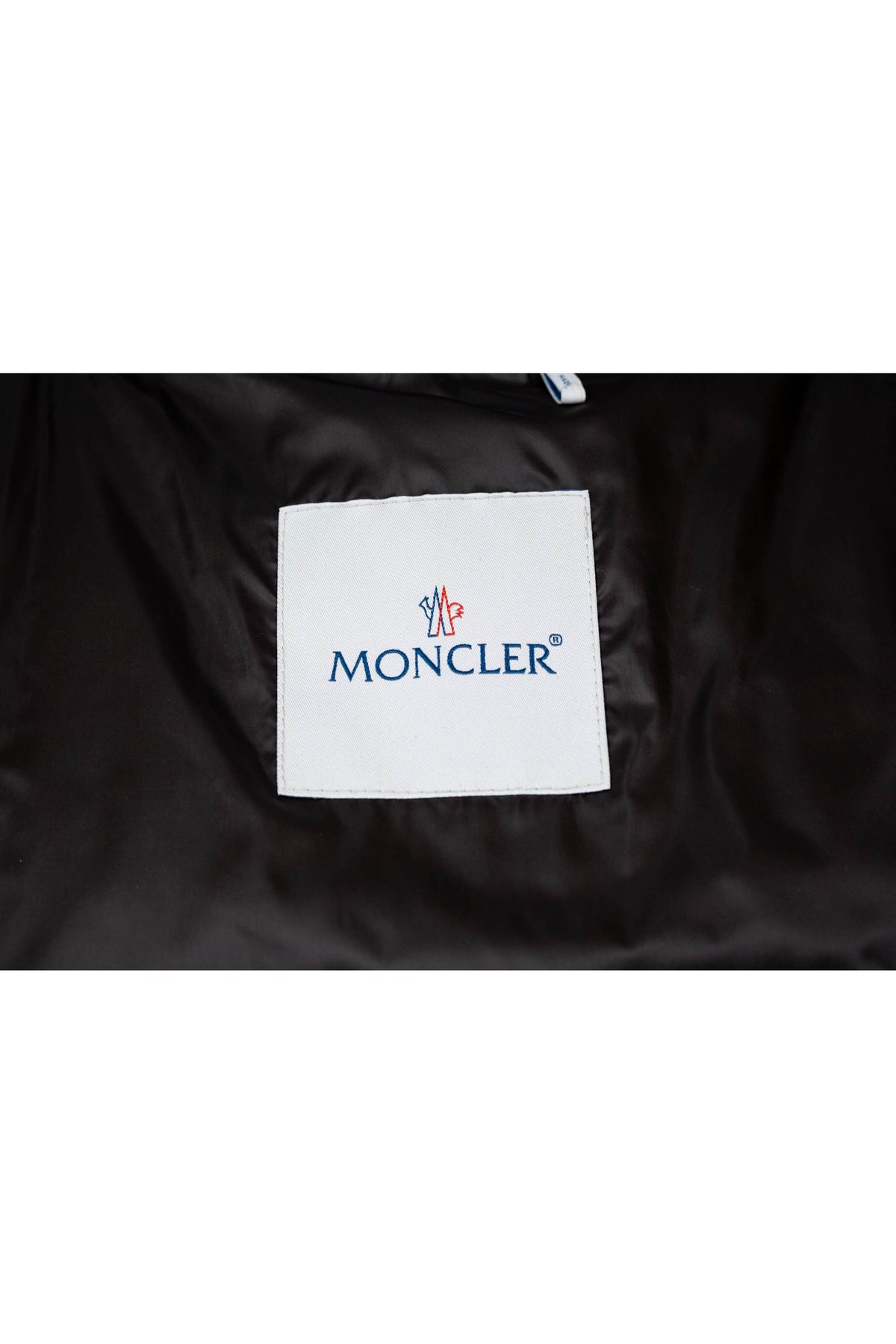 Moncler Brown and Black Layered Puffer Jacket Size 2