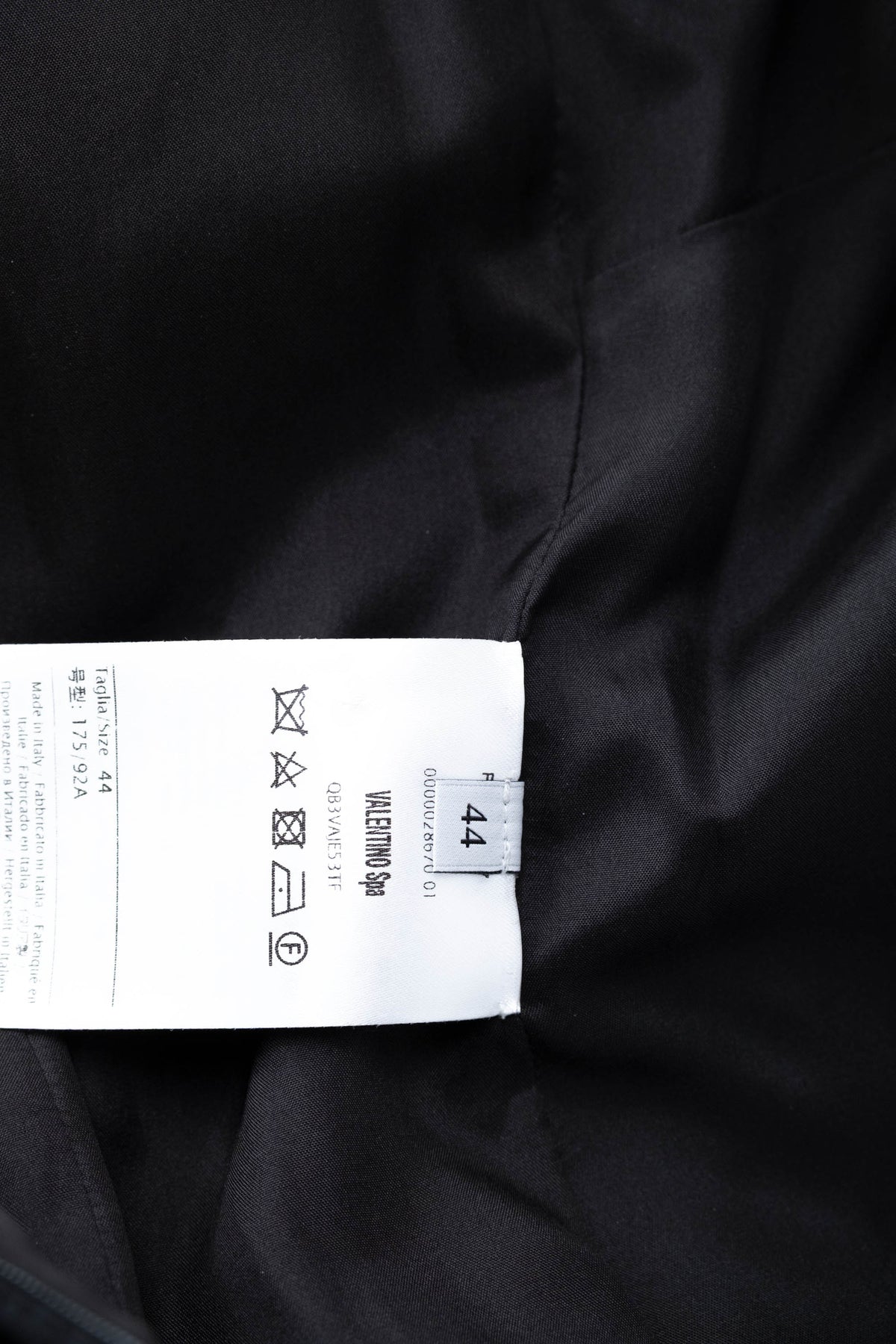 Valentino 1971 Black Velvet Snake Jewel Front Mini Long Sleeve Dress Size 44/8