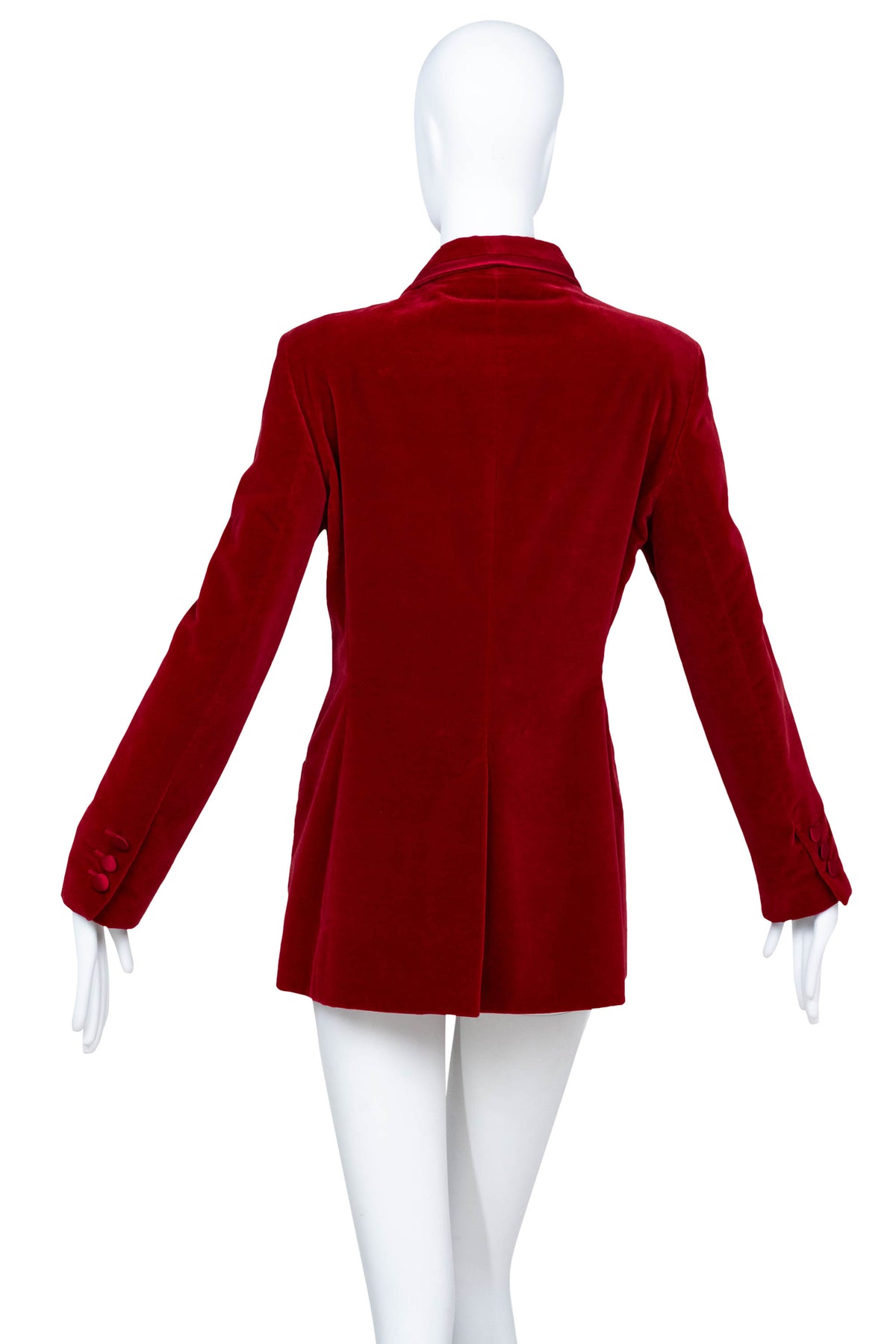 Tom Ford for Gucci Red Iconic Velvet Jacket FW 1996