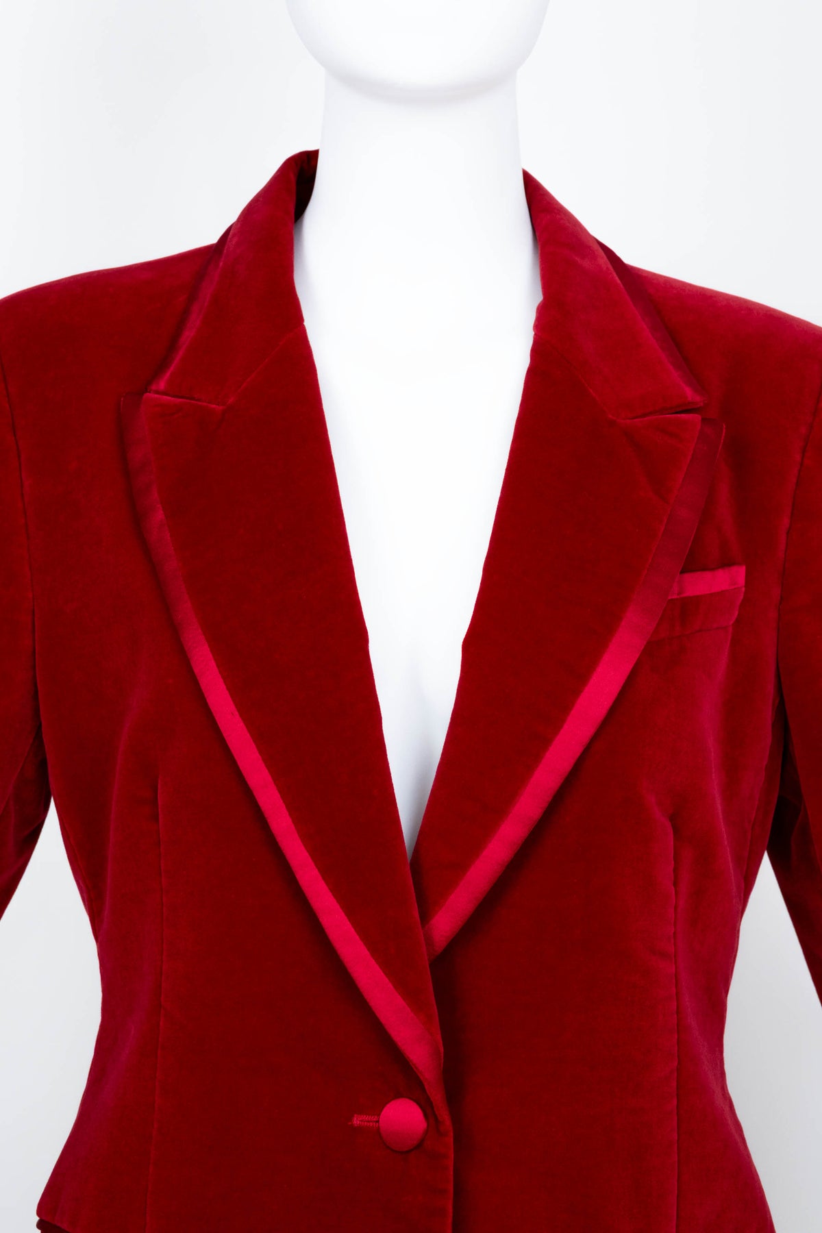 Tom Ford for Gucci Red Iconic Velvet Jacket FW 1996