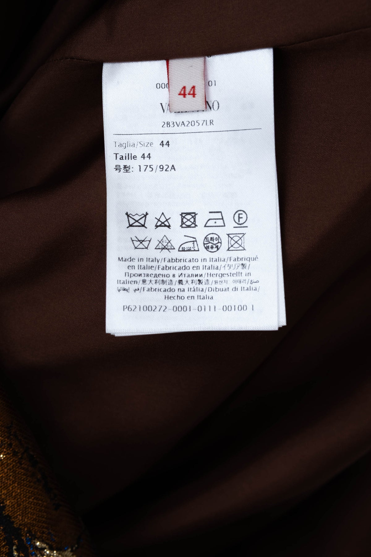 Valentino Golden Wings Brocade Mini Dress Feather Sleeve Size 44/8