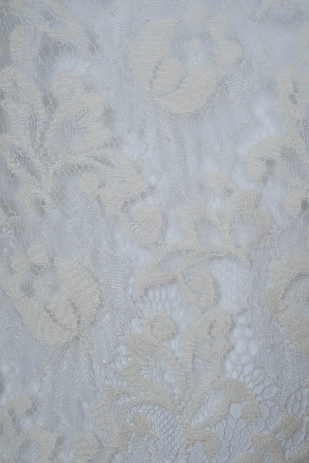 Dolce and Gabbana Cream Sheer Lace Mini Dress Size 38/2