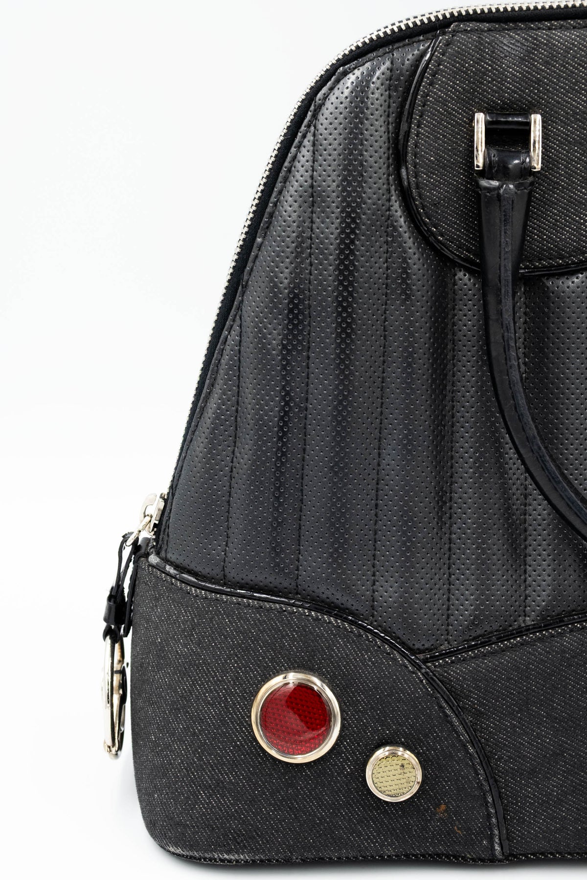 Christian Dior Black Montaigne Chris Cadillac Top Handle Purse 2001