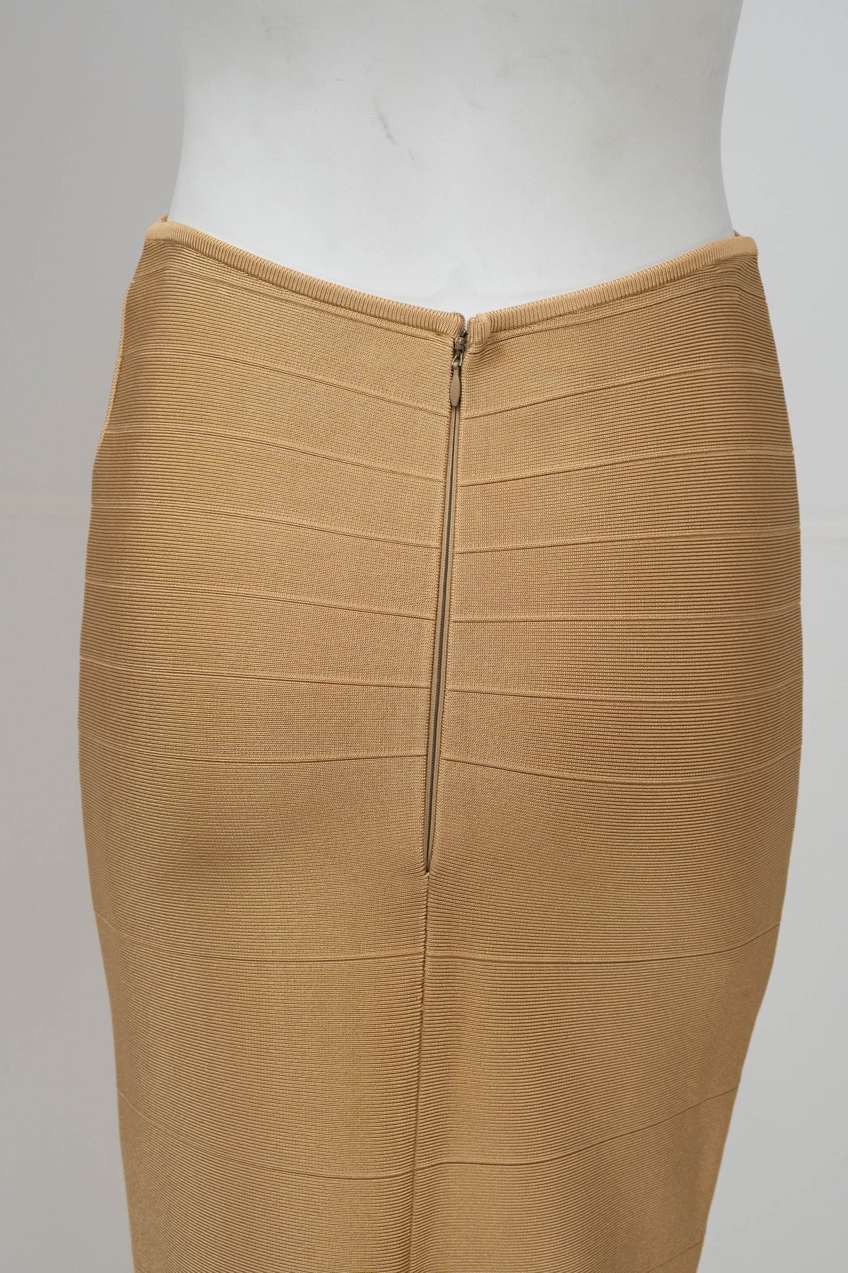 Herve Leger Paris Gold Skirt Set Size Large