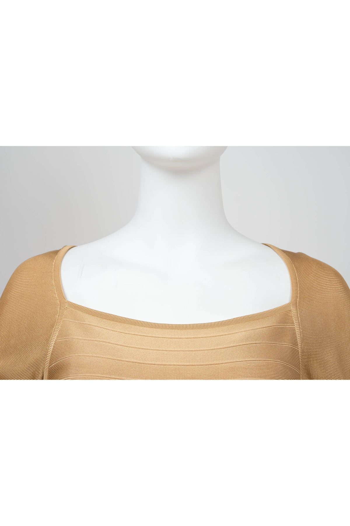 Herve Leger Paris Gold Skirt Set Size Large