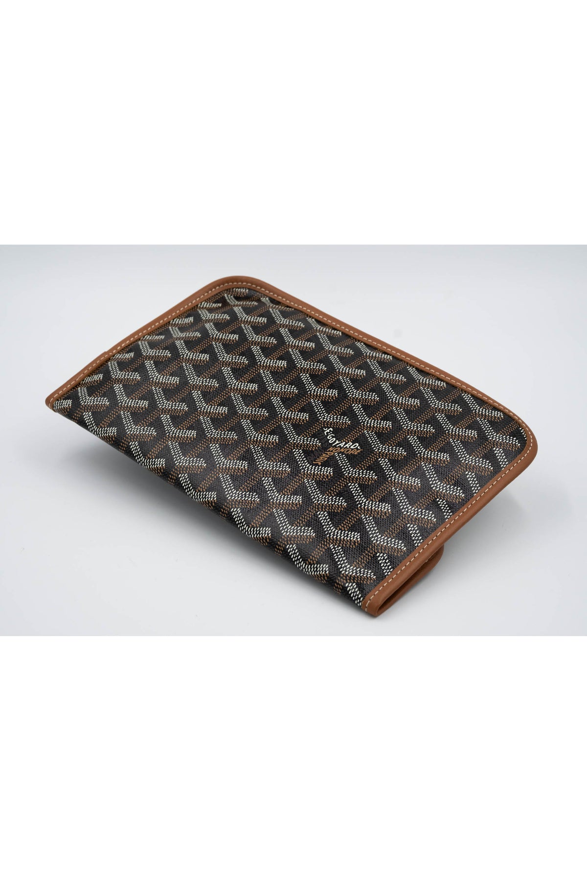 Goyard Green Multi Color No. 3 Silk Scarf & Pouch 70cm