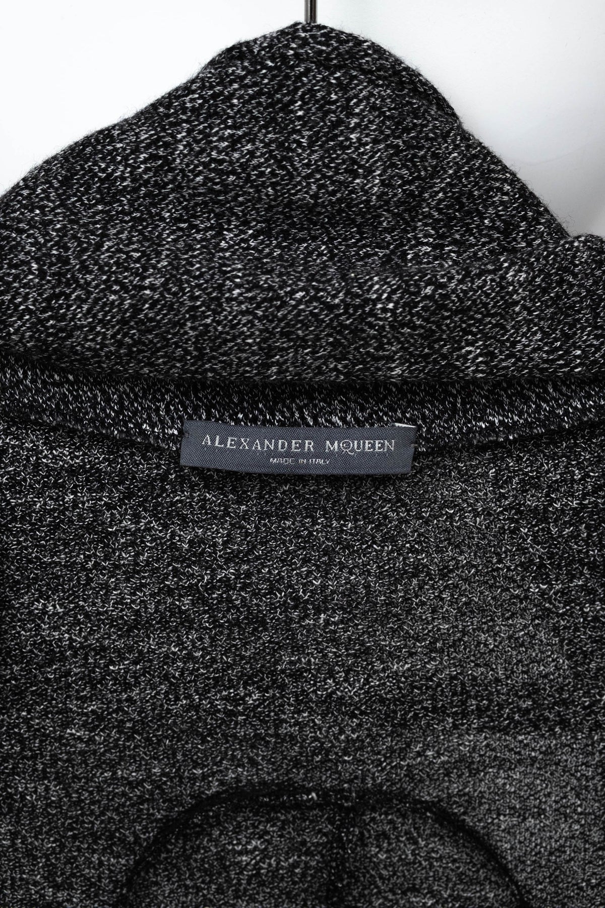 Alexander McQueen Grey Ruched Zip Dress Size