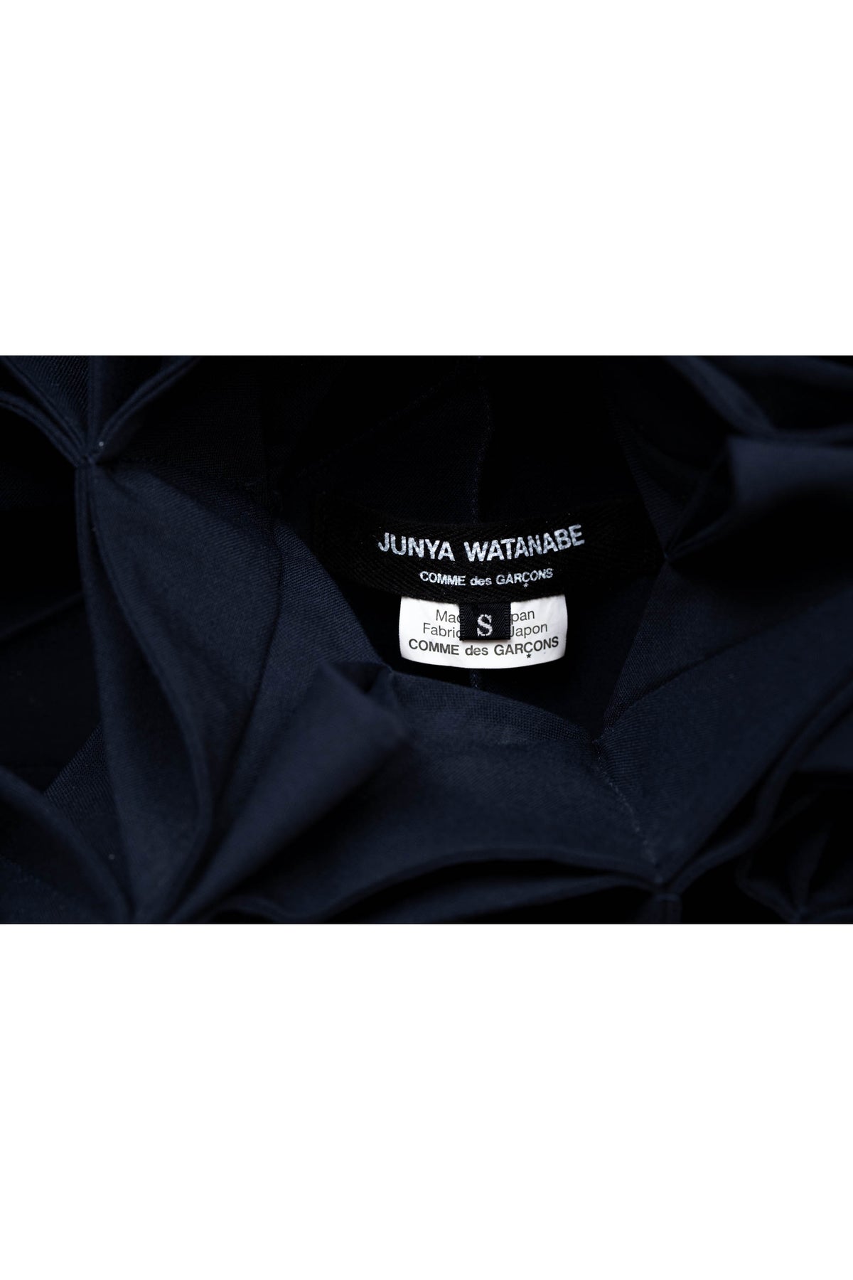 Junya Watanabe Black Origami Neckline Dress 2016 Size S