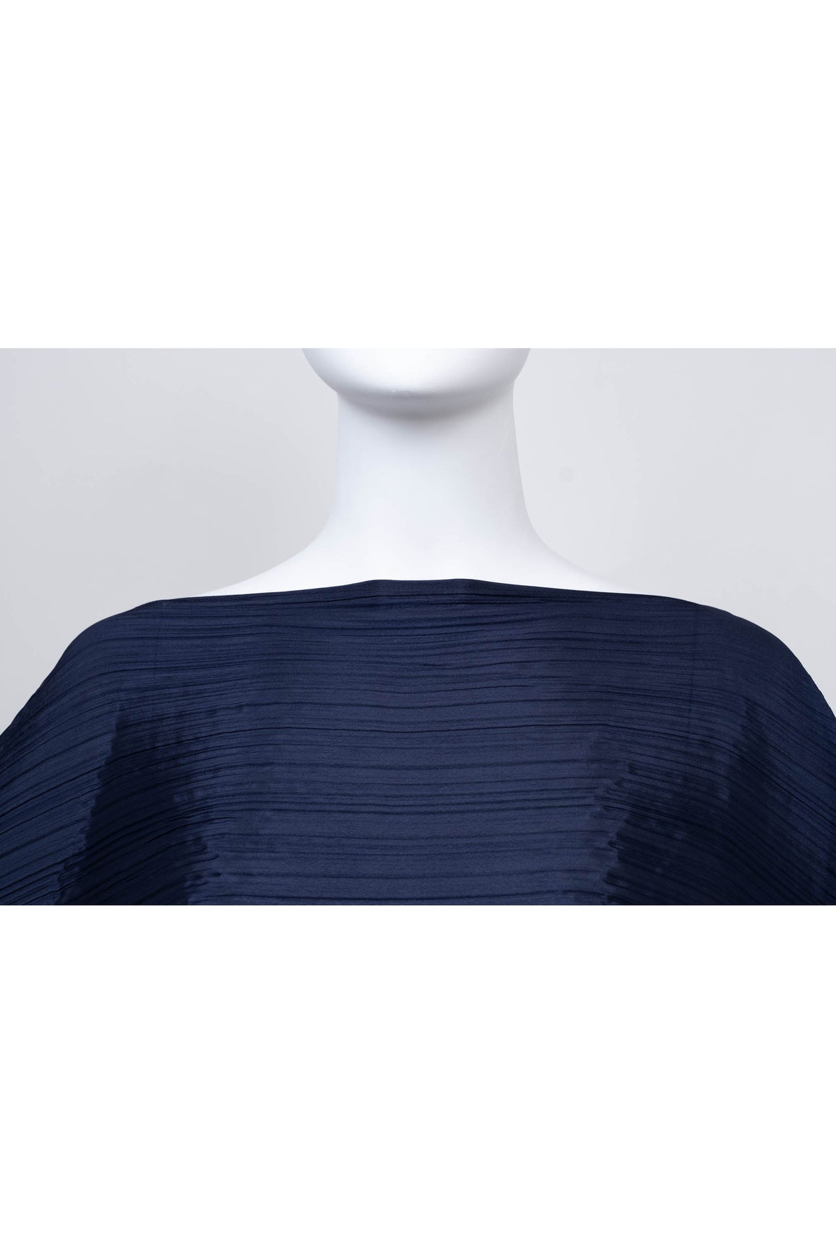 Issey Miyake Blue Pleated Jump Madame T Stole Size O/S