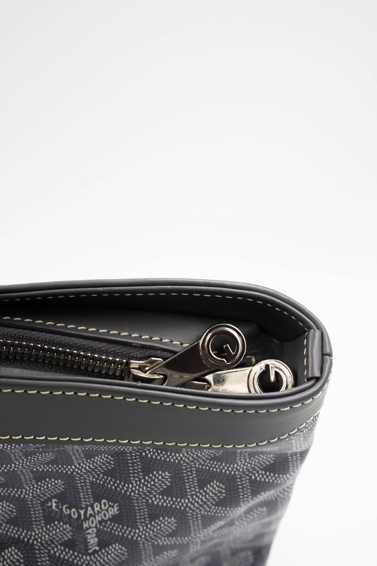 Goyard Grey Goyardine Beluga Tote Bag Size PM