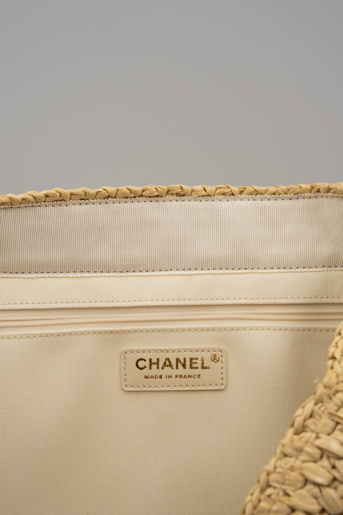 Chanel Raffia Diamond Quilt Shopping Tote Cruise 25/26