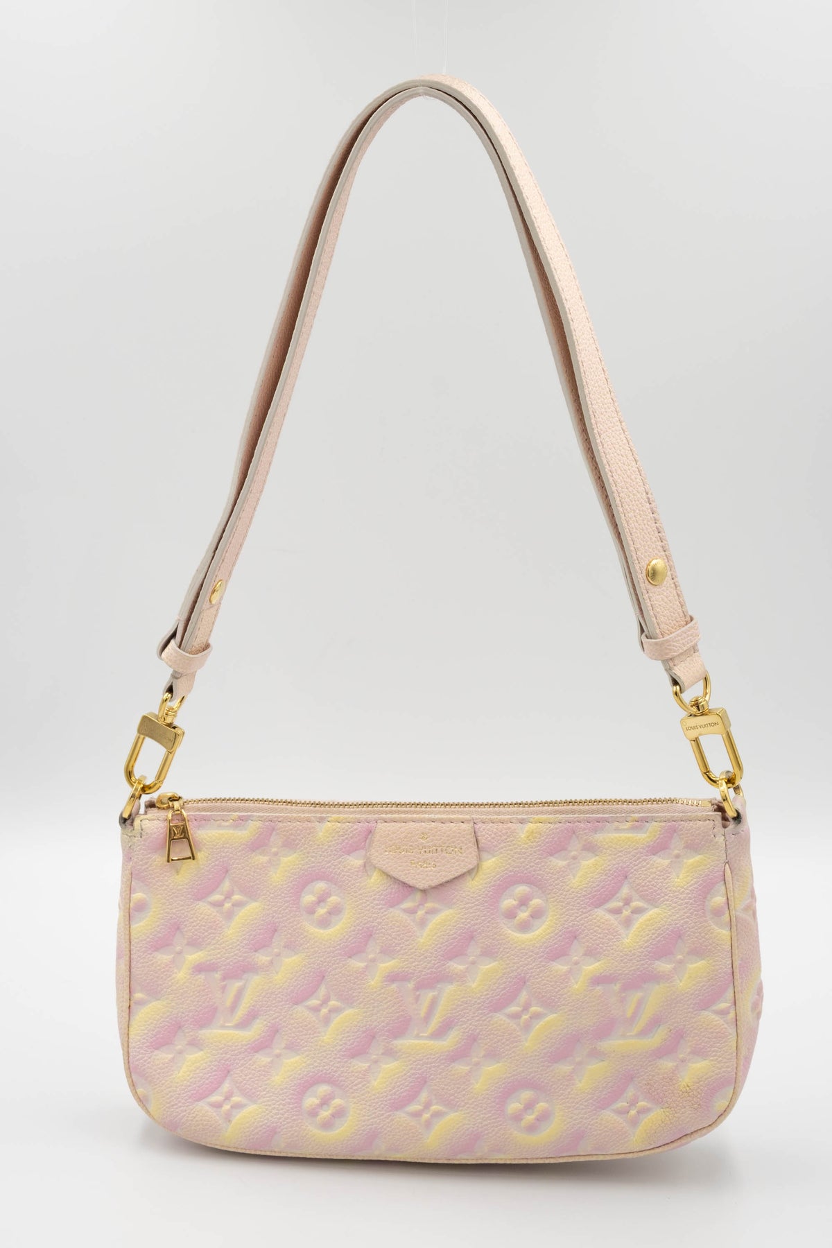 Louis Vuitton Pink and Yellow Summer Stardust Empriente Multi Pochette Purse