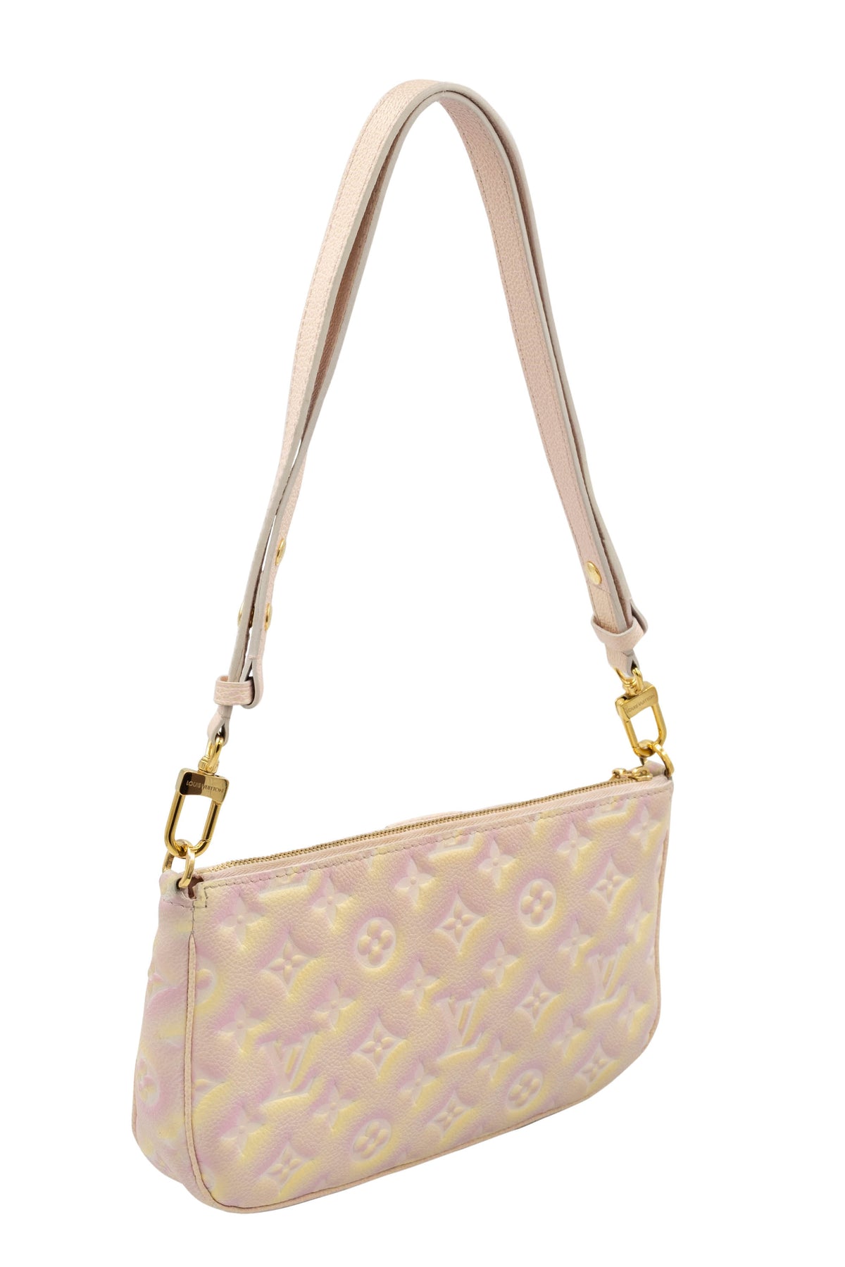 Louis Vuitton Pink and Yellow Summer Stardust Empriente Multi Pochette Purse