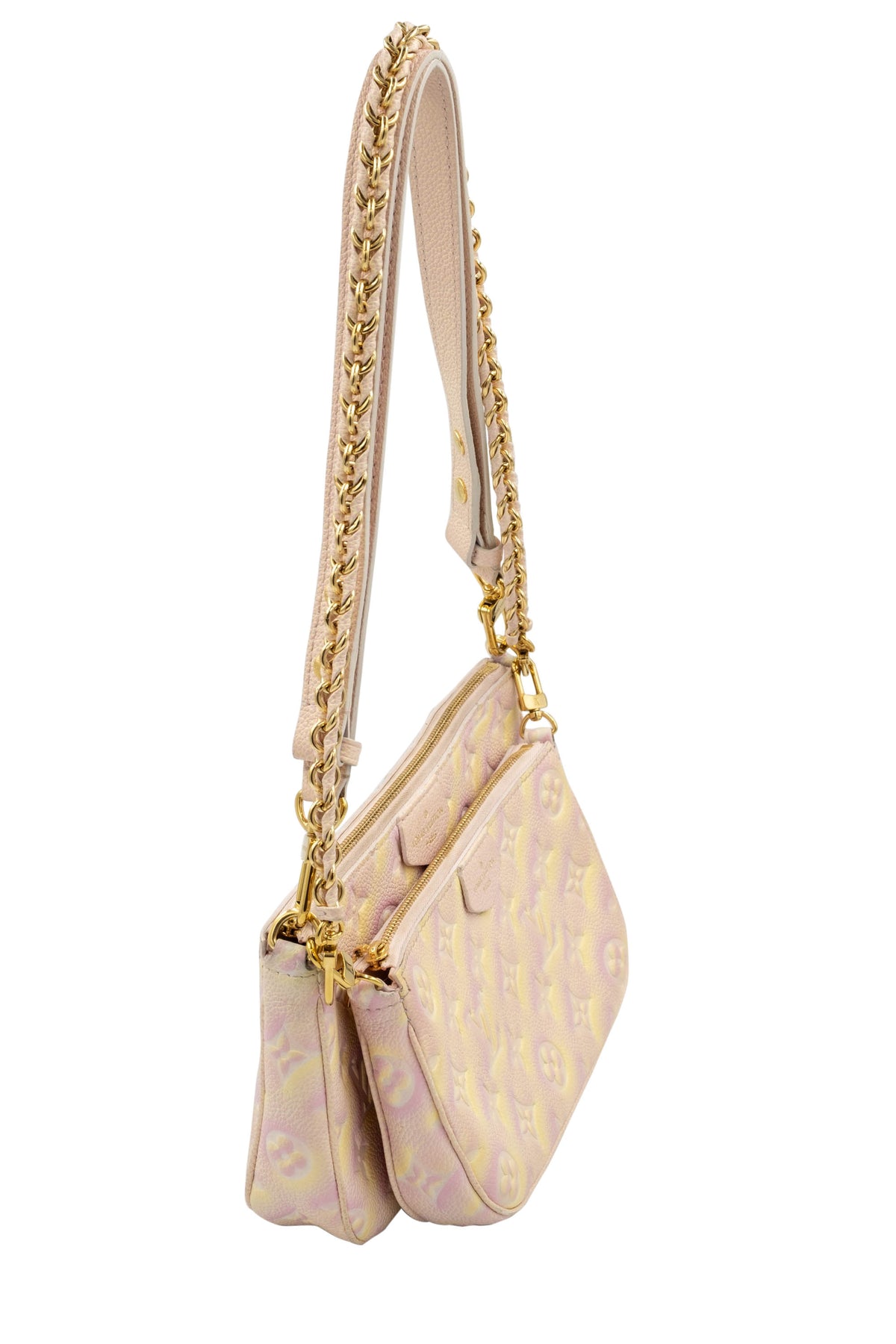 Louis Vuitton Pink and Yellow Summer Stardust Empriente Multi Pochette Purse