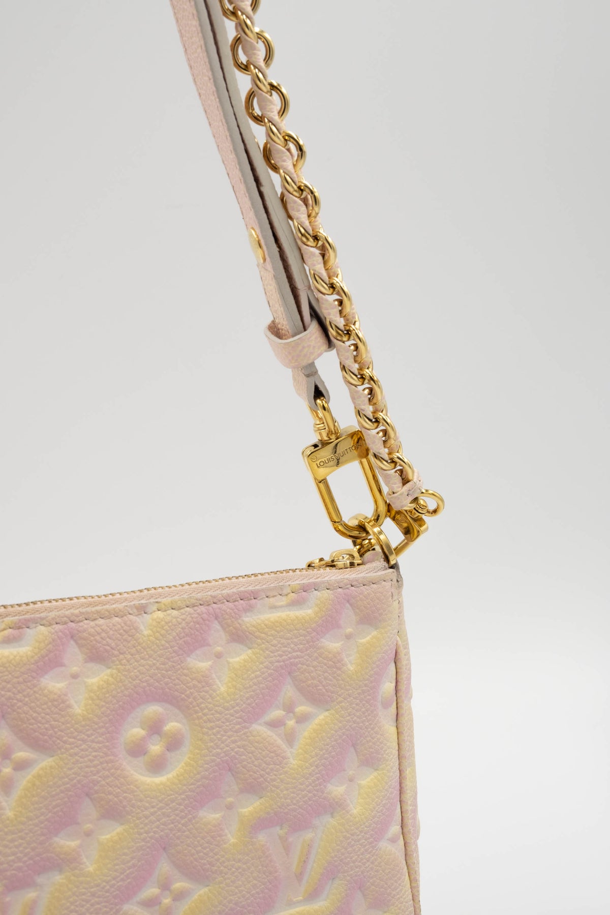 Louis Vuitton Pink and Yellow Summer Stardust Empriente Multi Pochette Purse