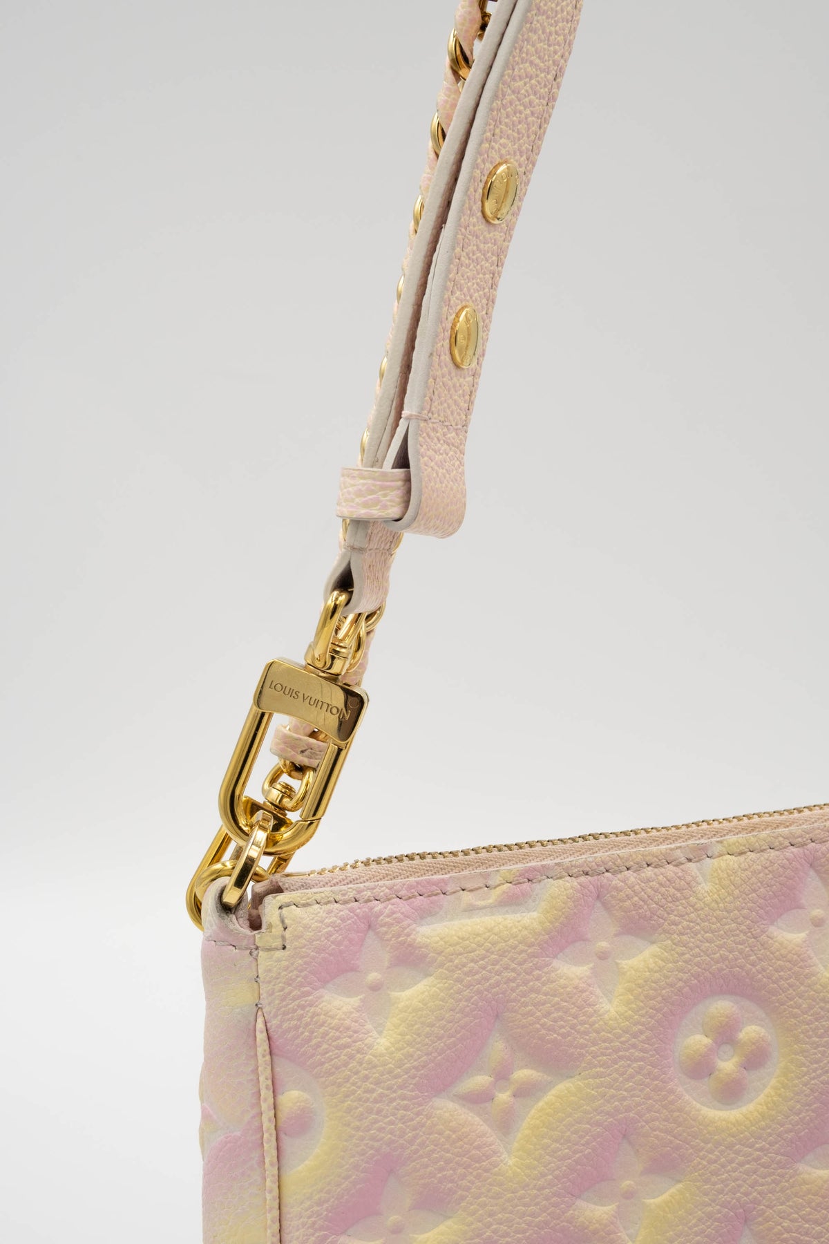Louis Vuitton Pink and Yellow Summer Stardust Empriente Multi Pochette Purse