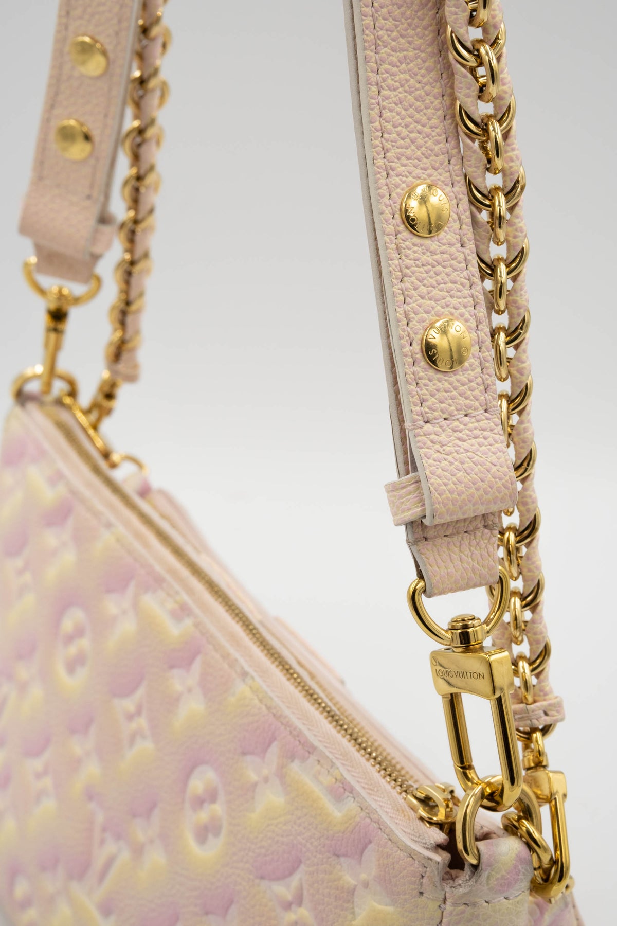 Louis Vuitton Pink and Yellow Summer Stardust Empriente Multi Pochette Purse
